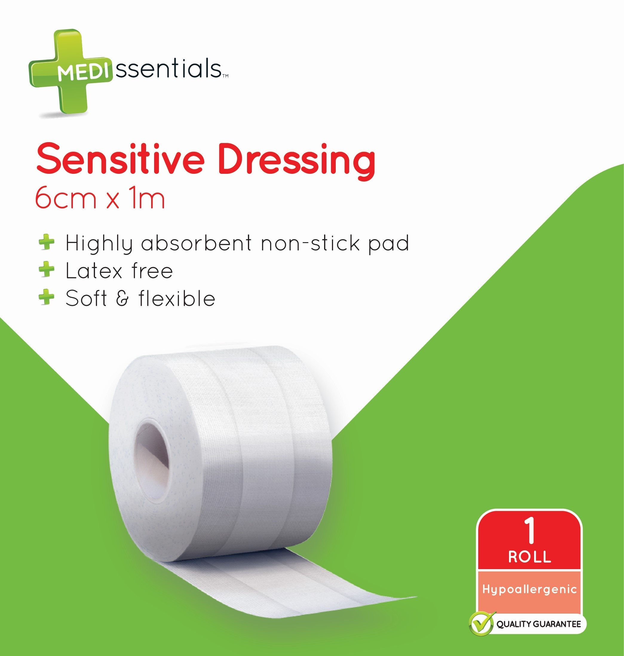 Medissentials Adhesive Sensitive Dressing 6cm X 1m - 1 each - Image 2