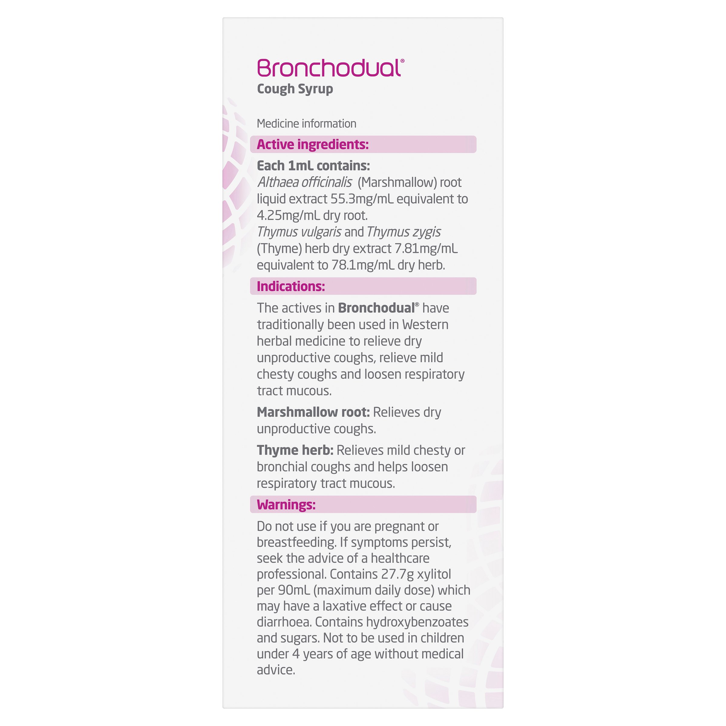 Bronchodual Cough Syrup 200ml - Image 4