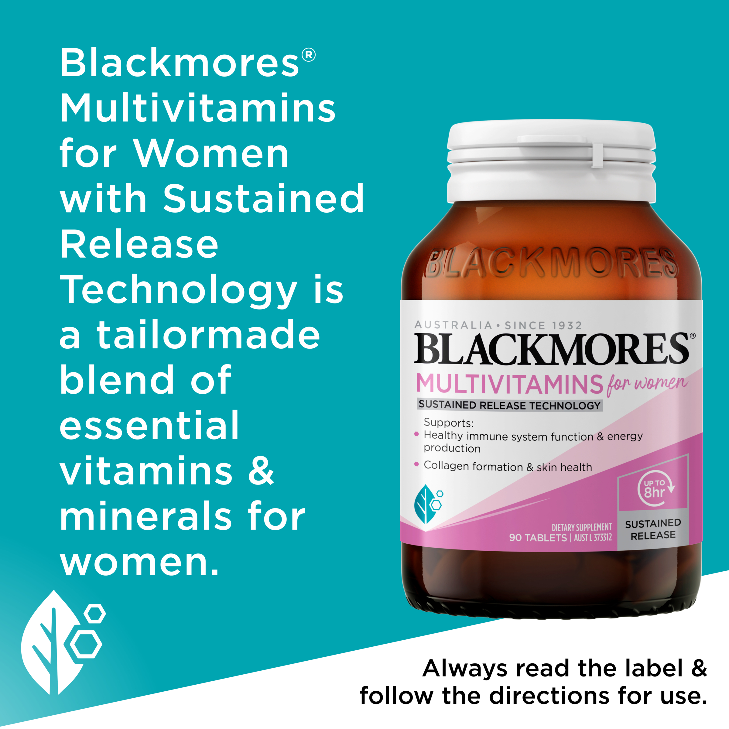 Blackmores Sustained Release Multivitamins For Women 90 tablets - Image 7