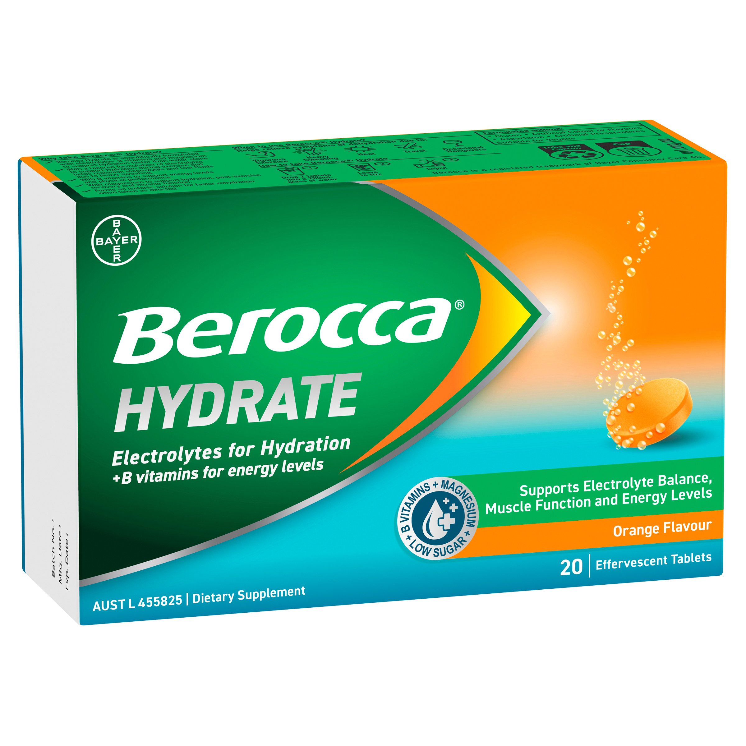 Berocca Hydrate Orange 20 tablet - Image 9