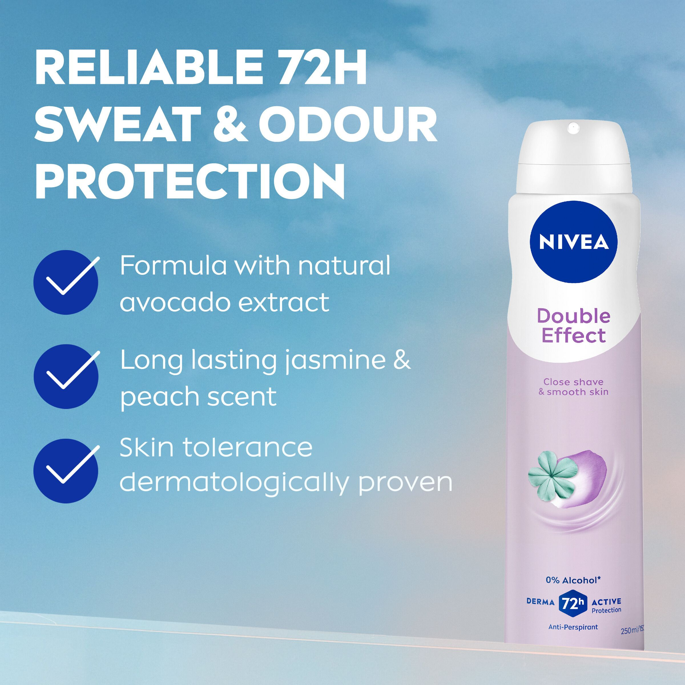 Nivea Deodorant Double Effect 250ml - Image 5