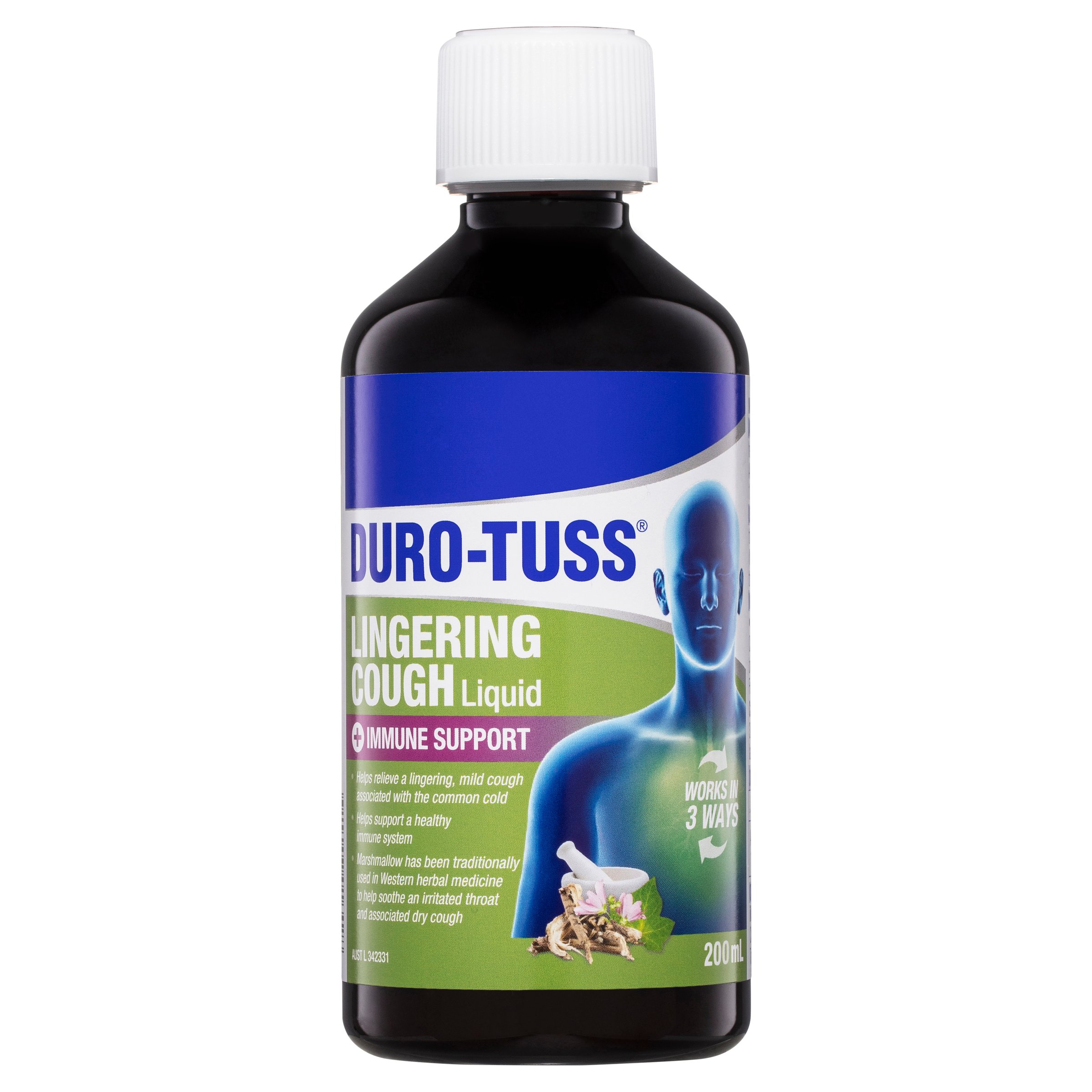 Duro-Tuss Lingering Cough Liquid 200ml - Image 1