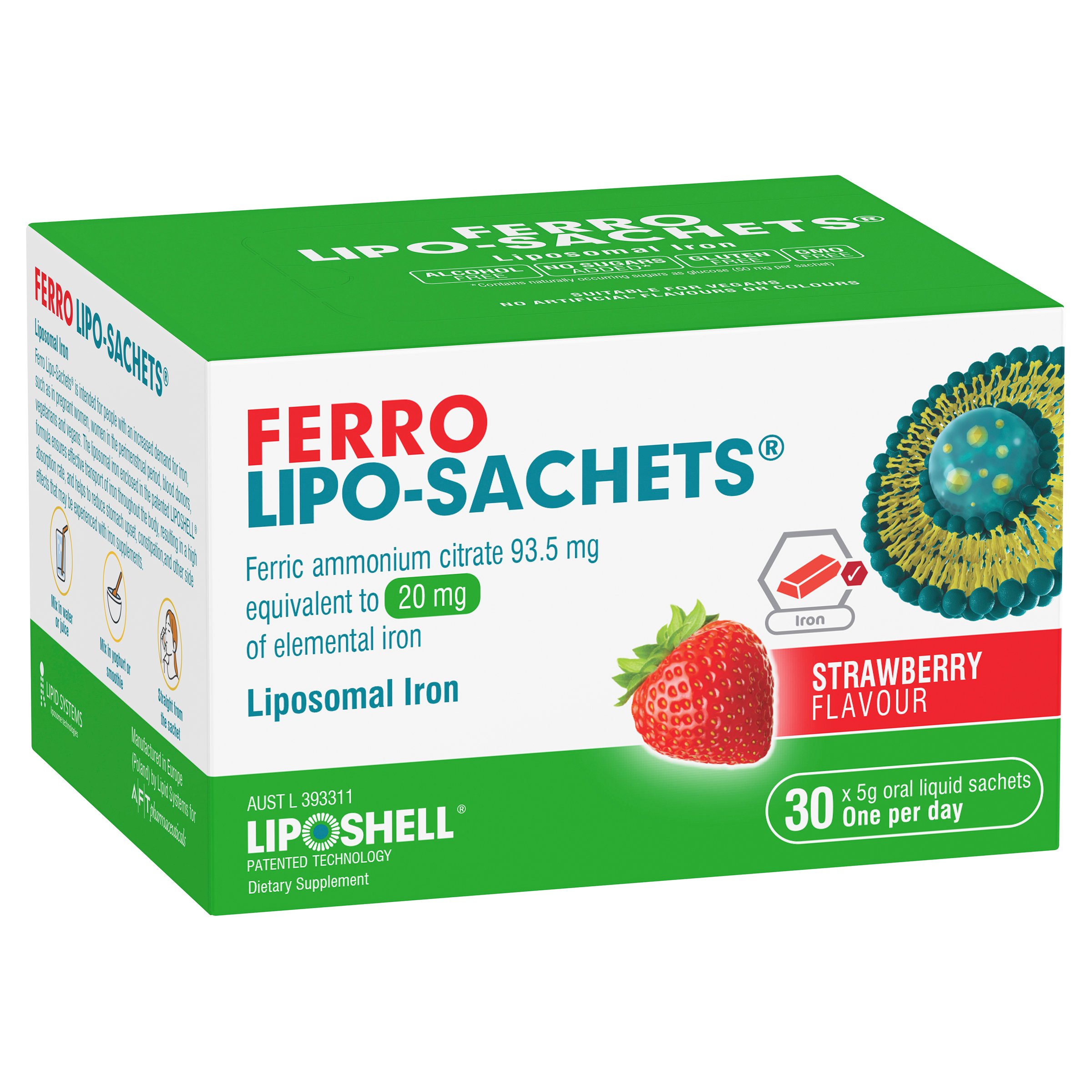 Lipo-Sachets Ferro 30 sachets - Image 2