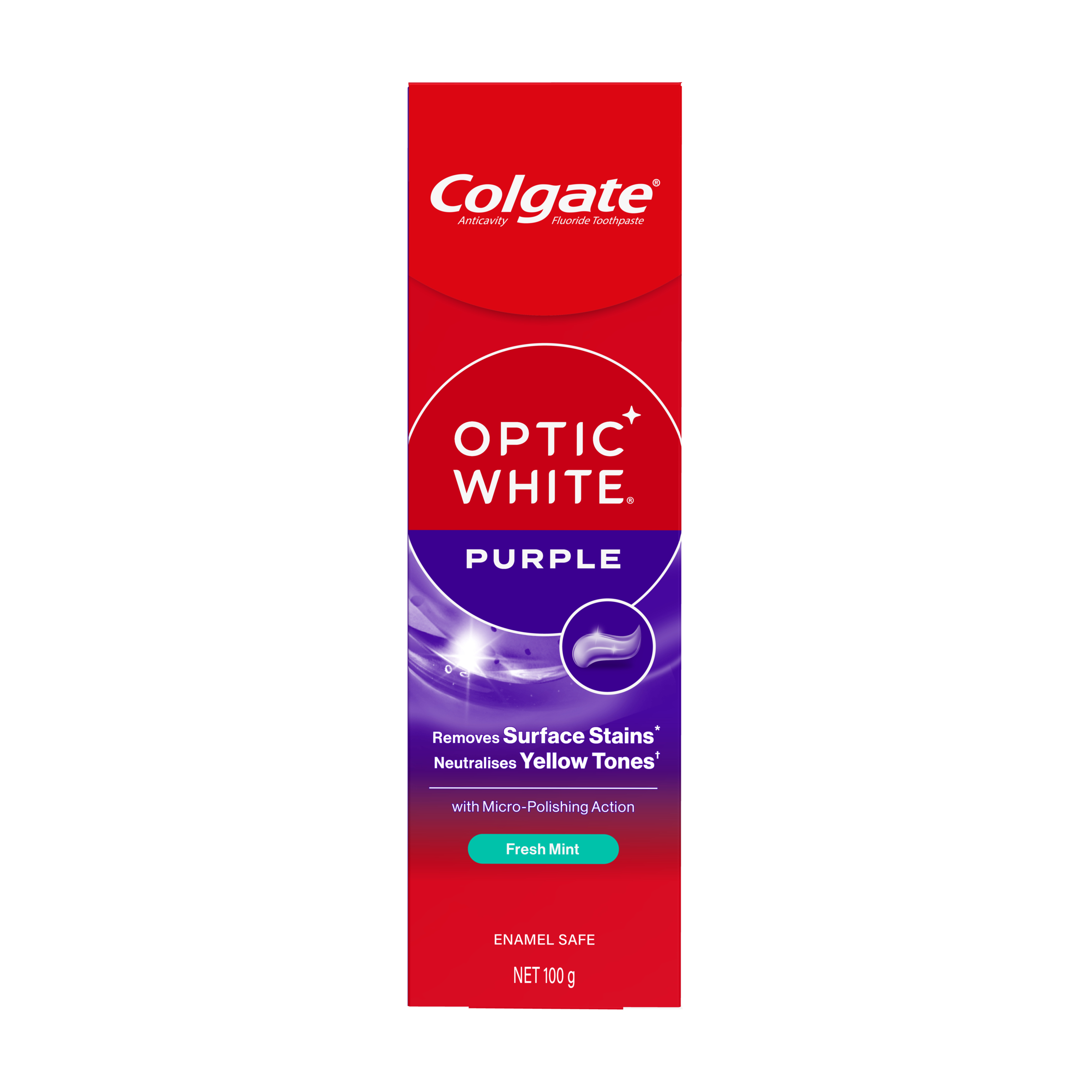 Colgate Toothpaste Optic White Purple 100g - Image 7
