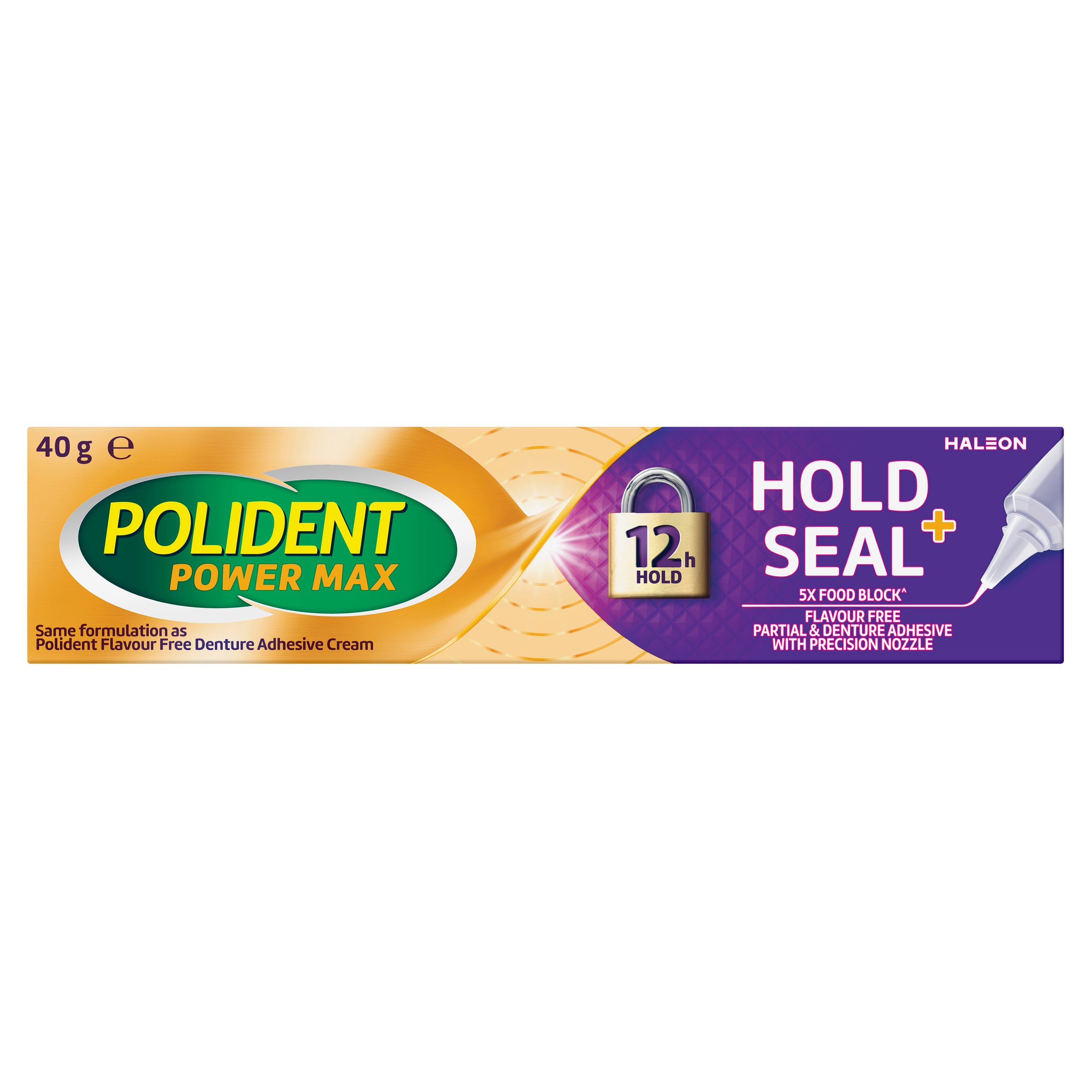 Polident Max Seal Denture Adhesive Cream 40g - Image 5
