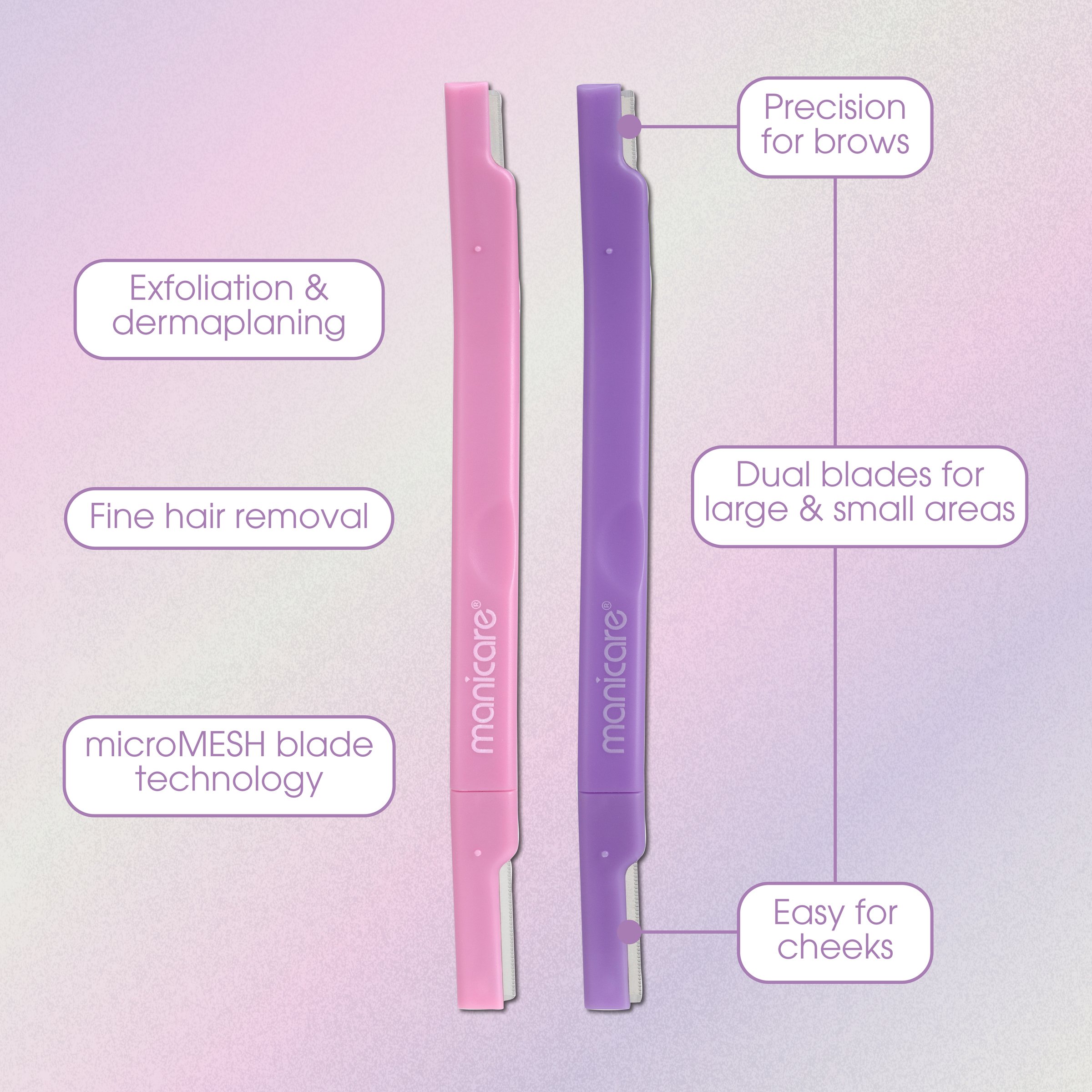 Manicare Dermasmooth Fuzz Remover 2 pack - Image 4