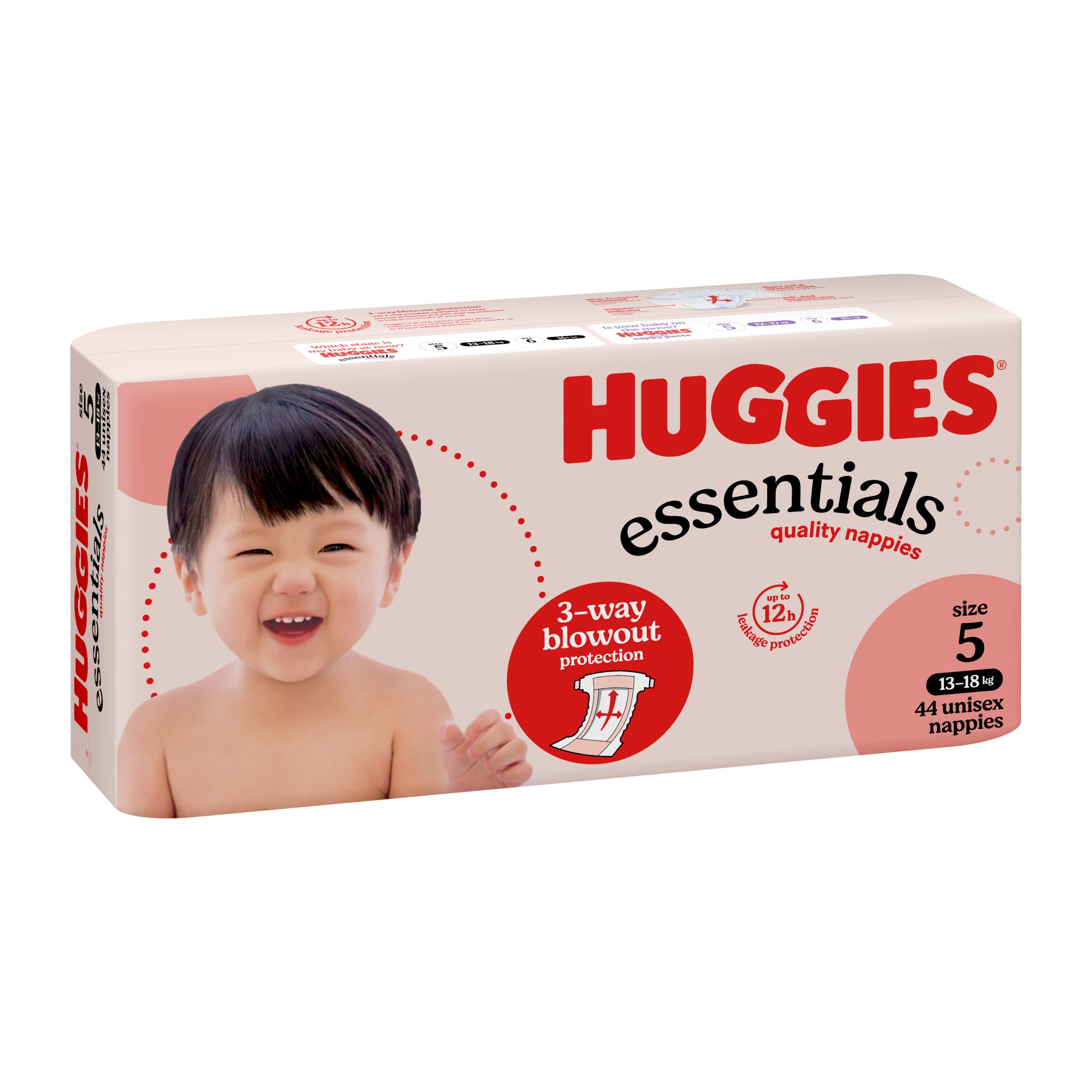 Huggies Nappies Essentials Walker 44 pack - Image 8