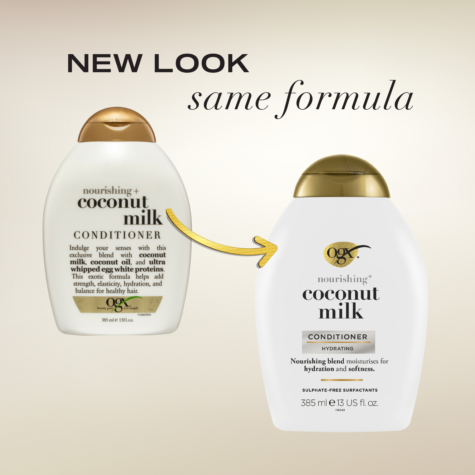 OGX Nourishing Coconut Milk Conditioner 385ml - Image 3