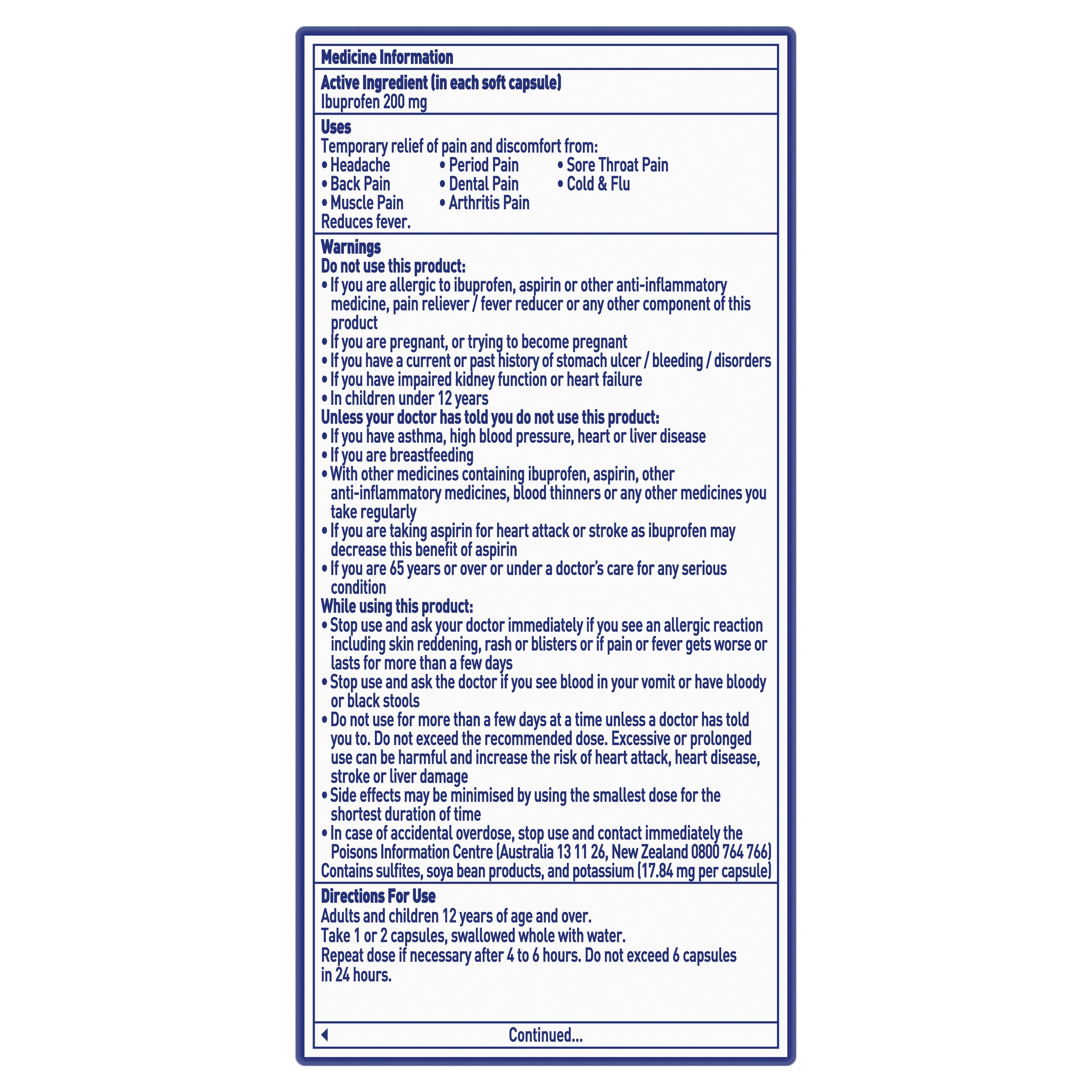 Advil Ibuprofen 200mg - Image 2
