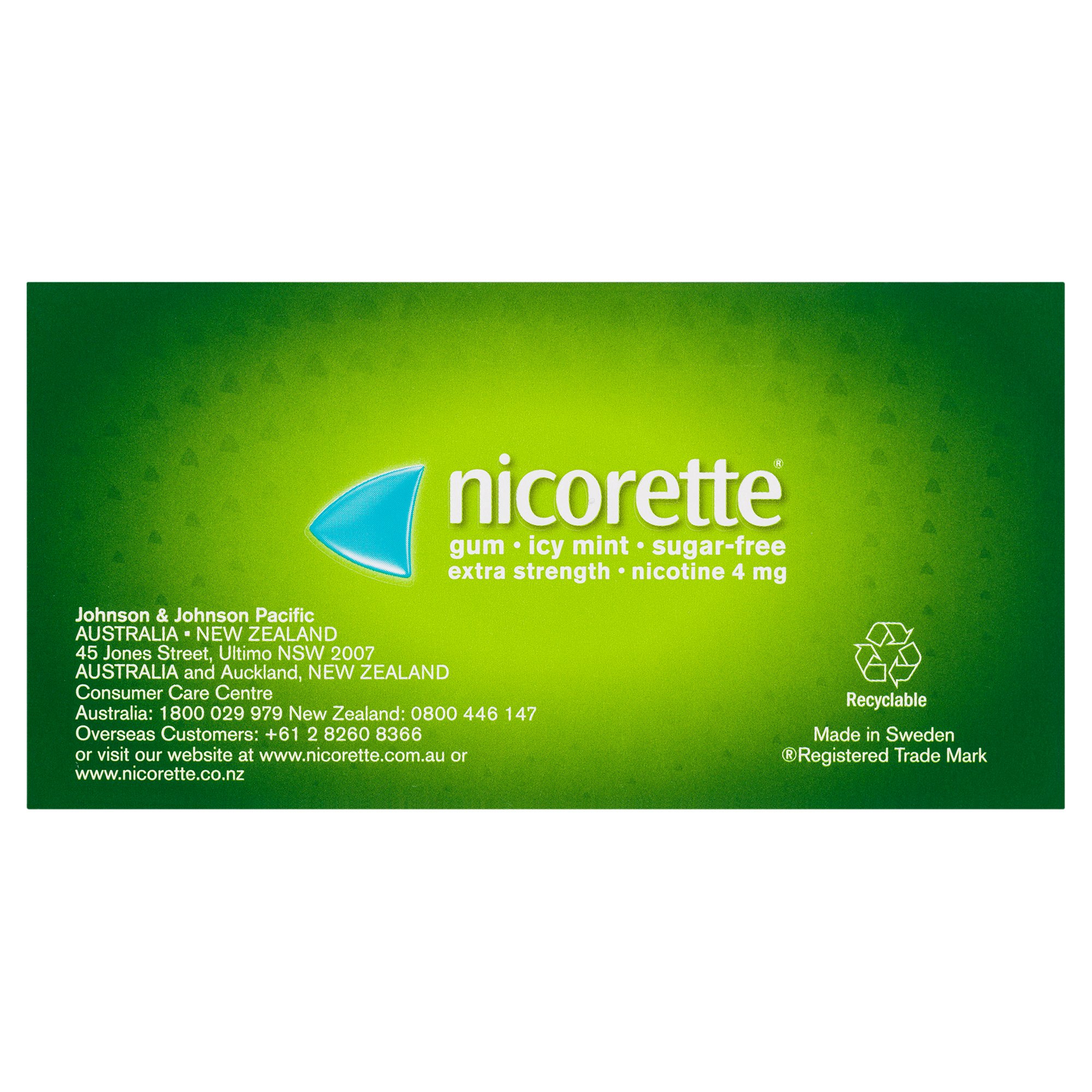 Nicorette Gum Icy Mint 4mg 75 pieces - Image 4