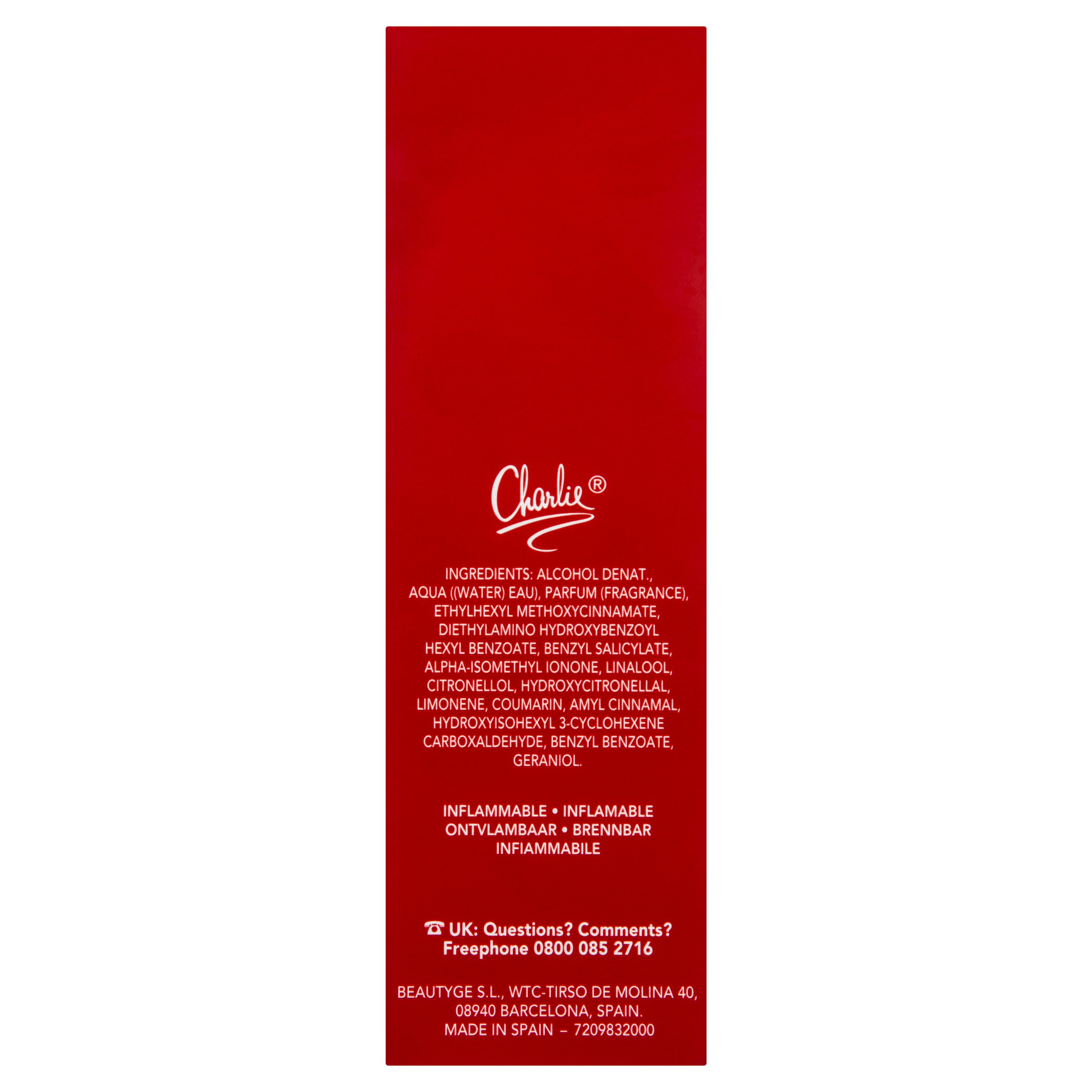 Revlon Charlie Red EDT Spray 100ml - Image 2