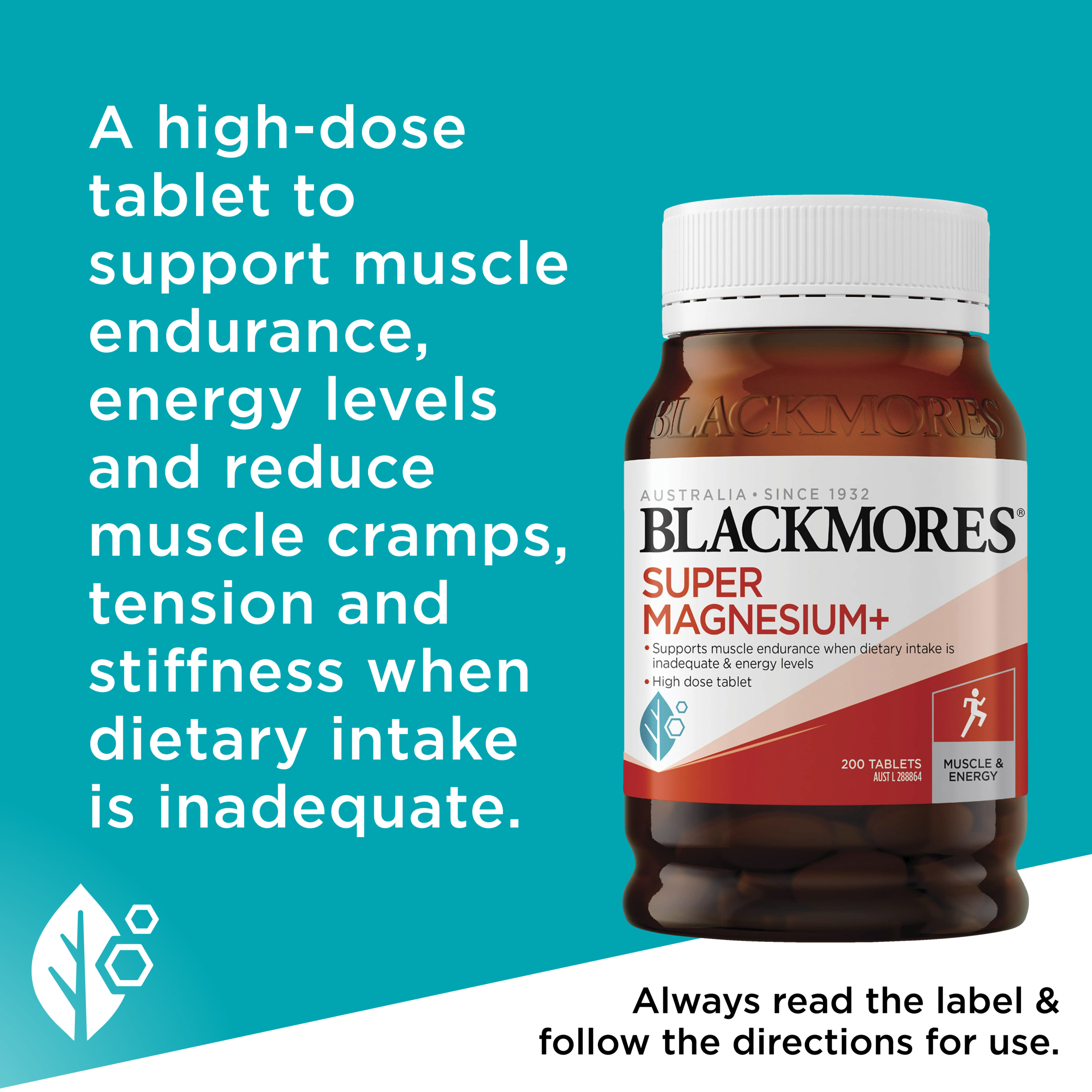 Blackmores Super Magnesium+ 200 tablets - Image 6