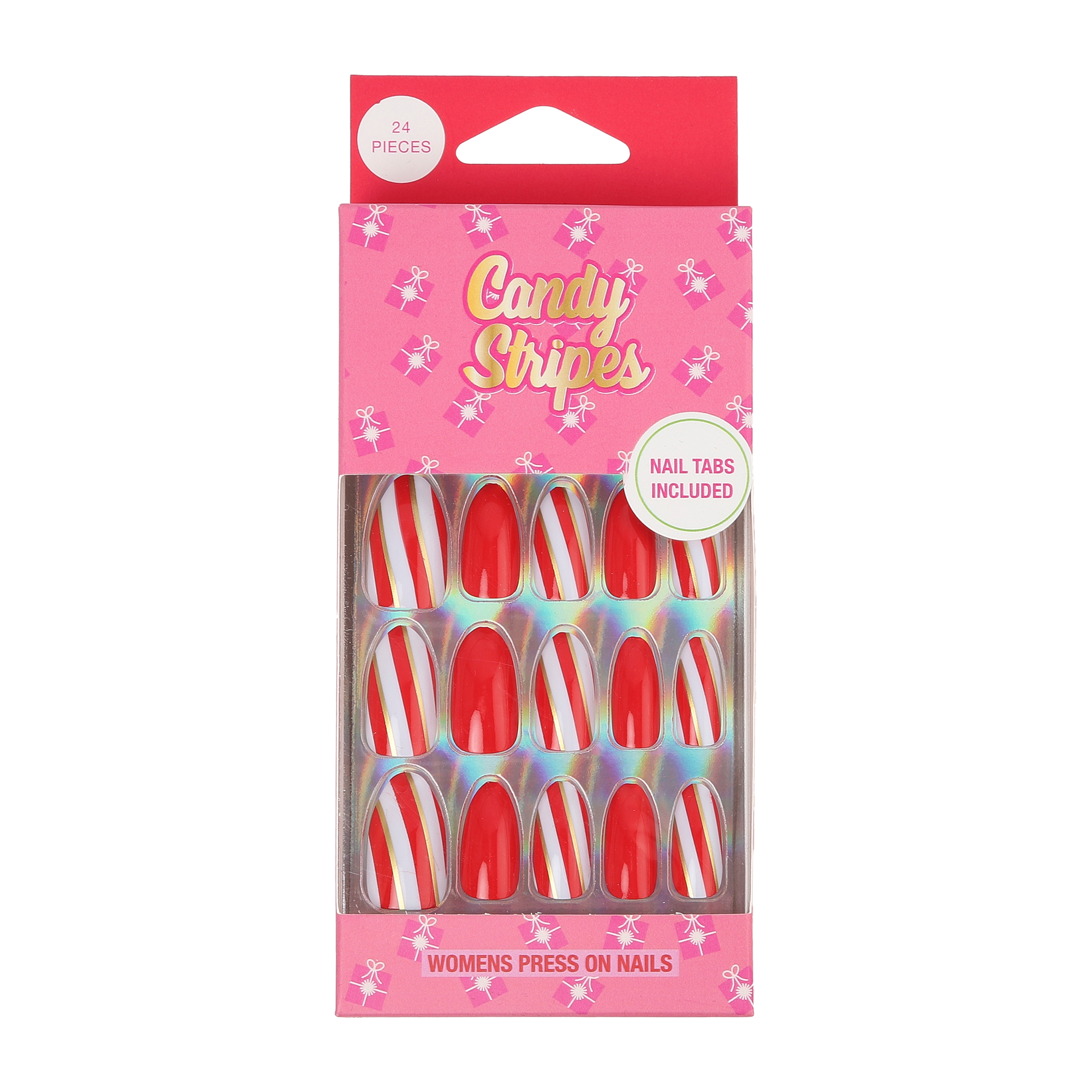 GFA Christmas Nails Womens & Kids Assorted 1 pair - Image 3