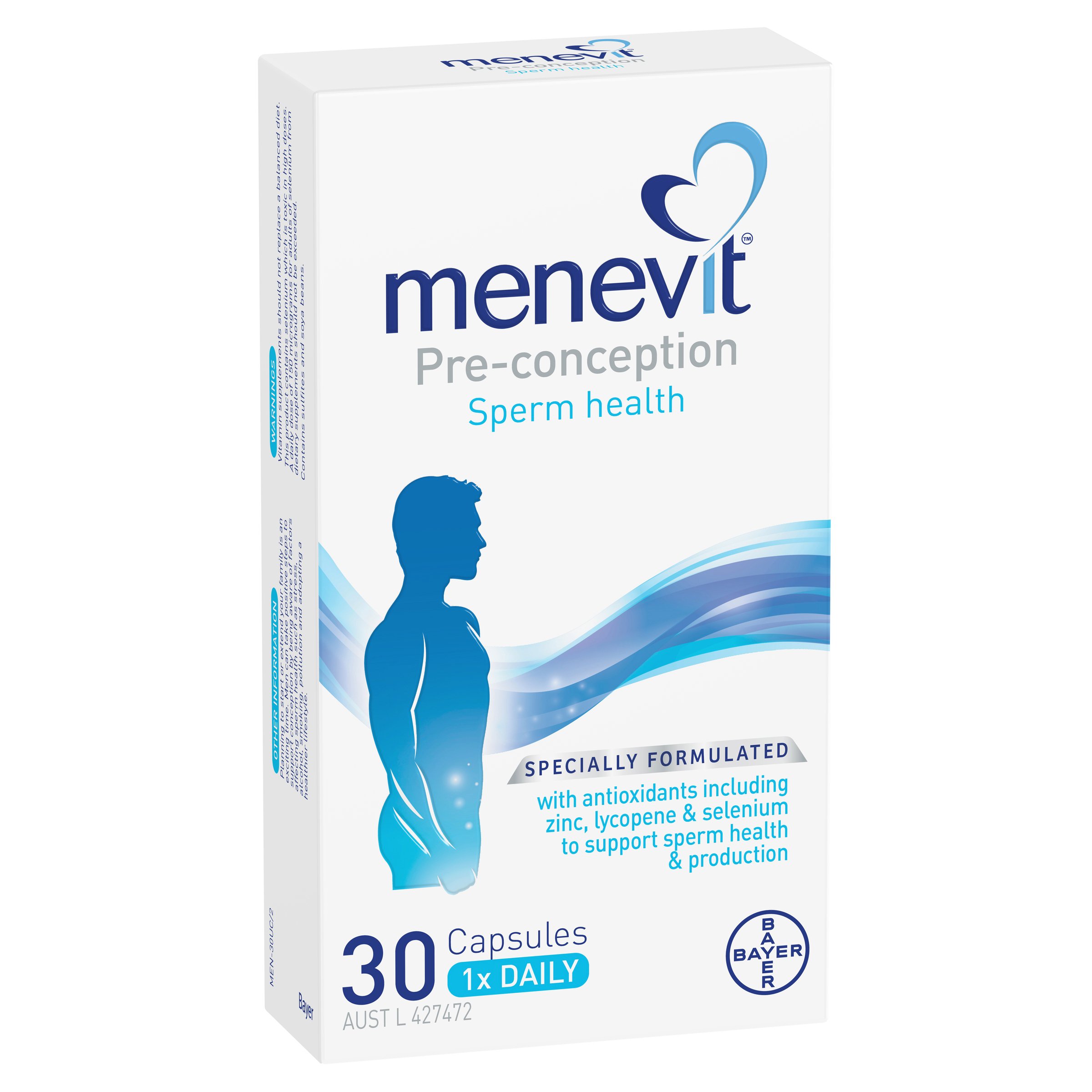 Menevit Pre-Conception & Sprem Health 30 capsules - Image 6