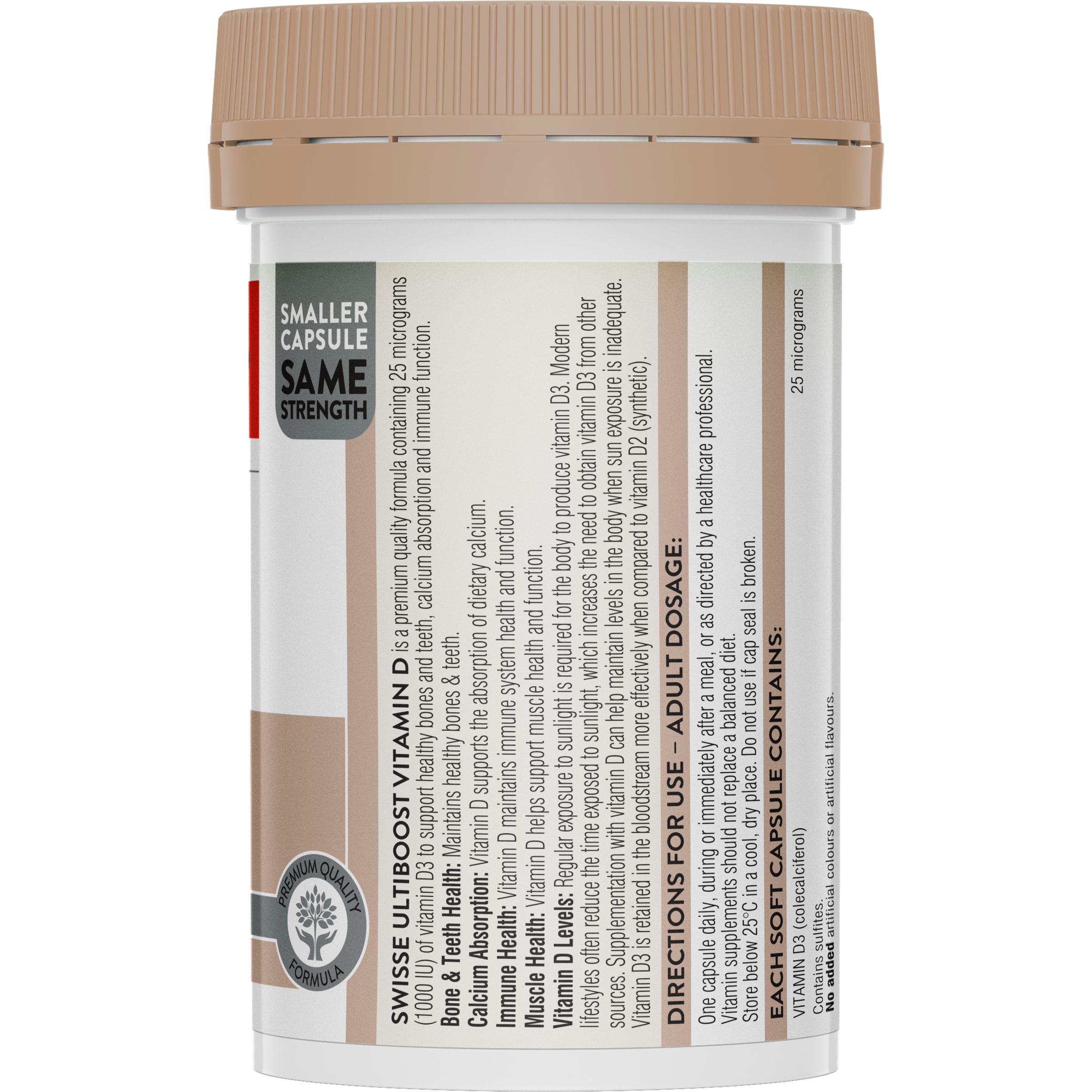 Swisse Ultiboost Vitamin D 250 capsules - Image 2