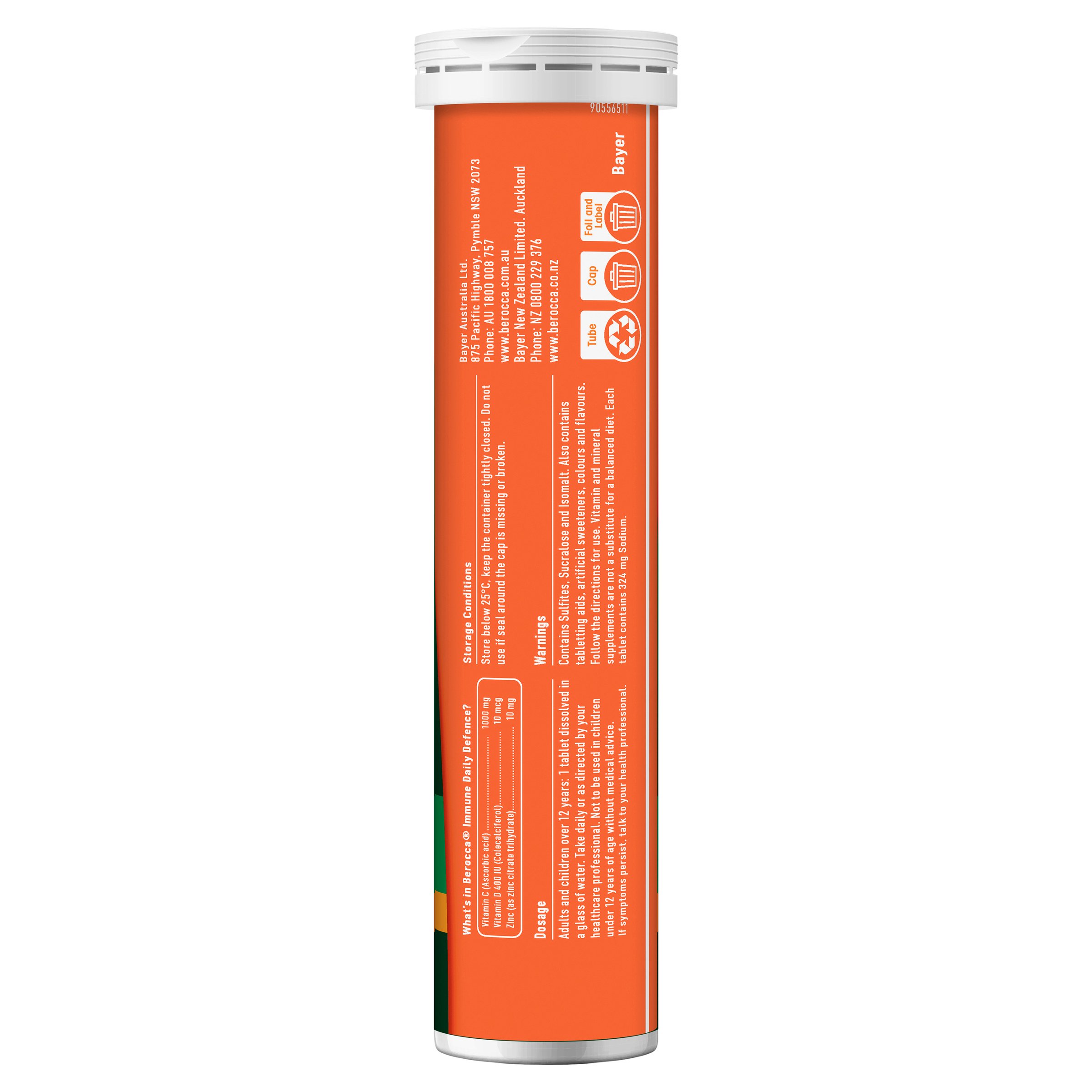 Berocca Immune Daily Defence Orange 30 tablets - Image 12