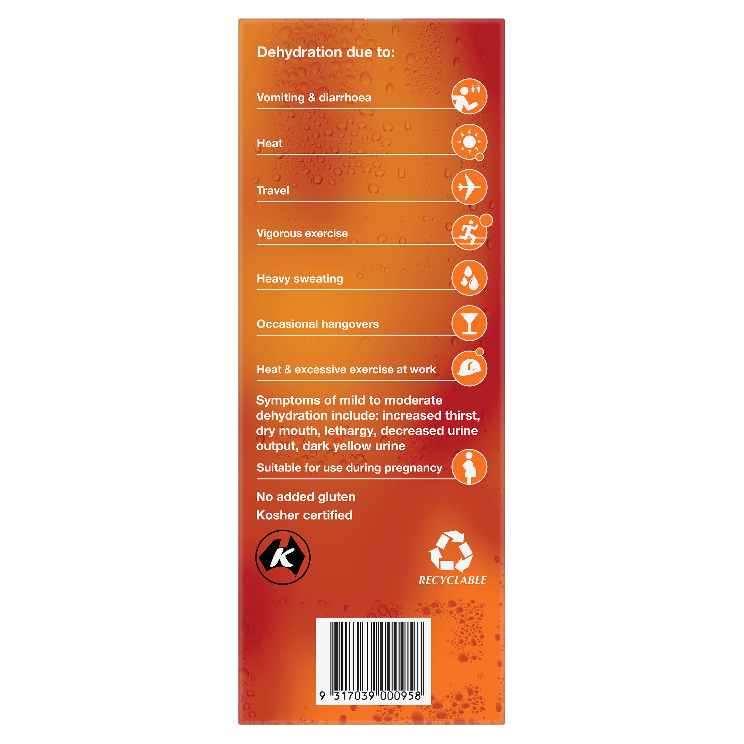 Hydralyte Ice Block Orange Flavoured 16 pack - Image 3
