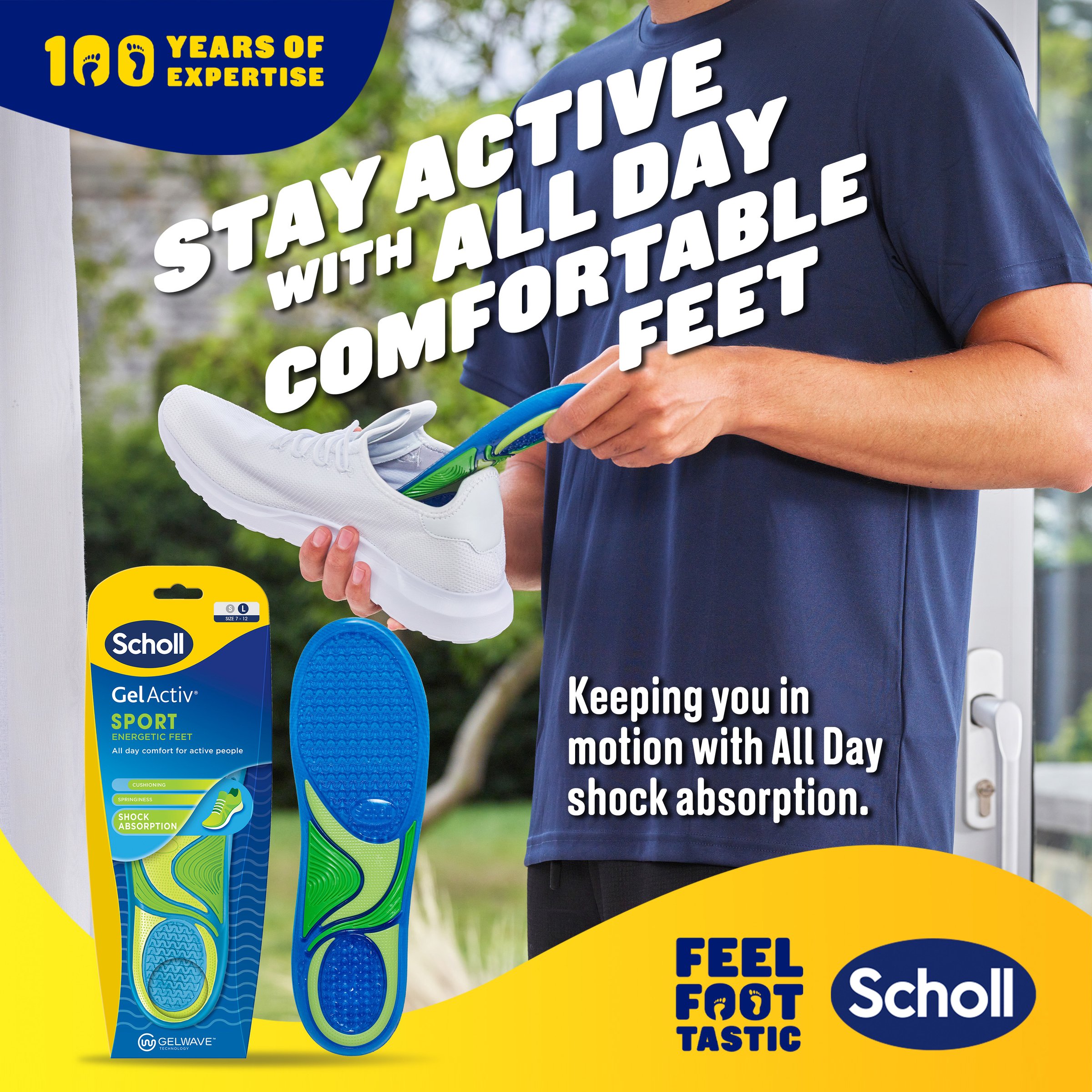 Dr.Scholl's Gel Activ Insole Sport Large 1 each - Image 11