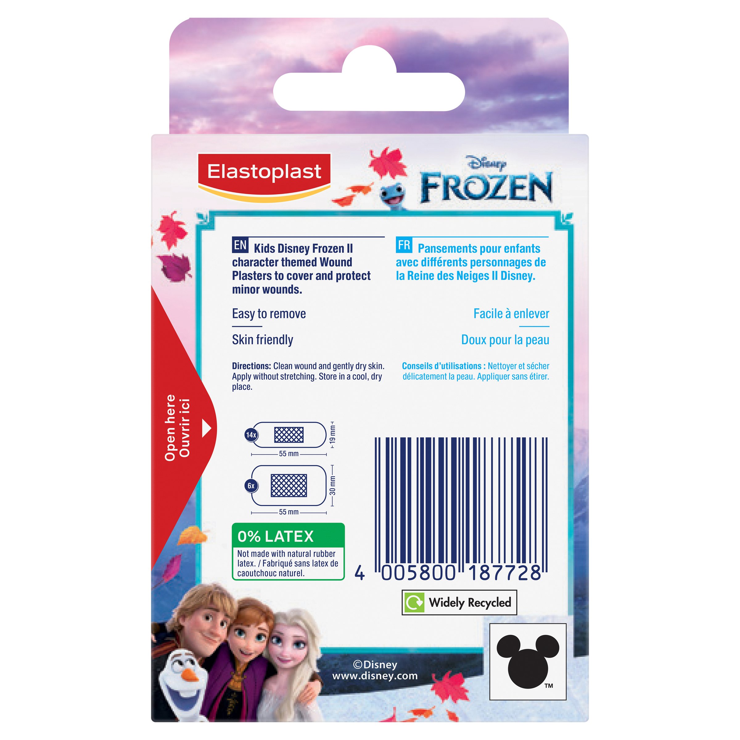 Elastoplast Junior Strips Frozen 20 pack - Image 2