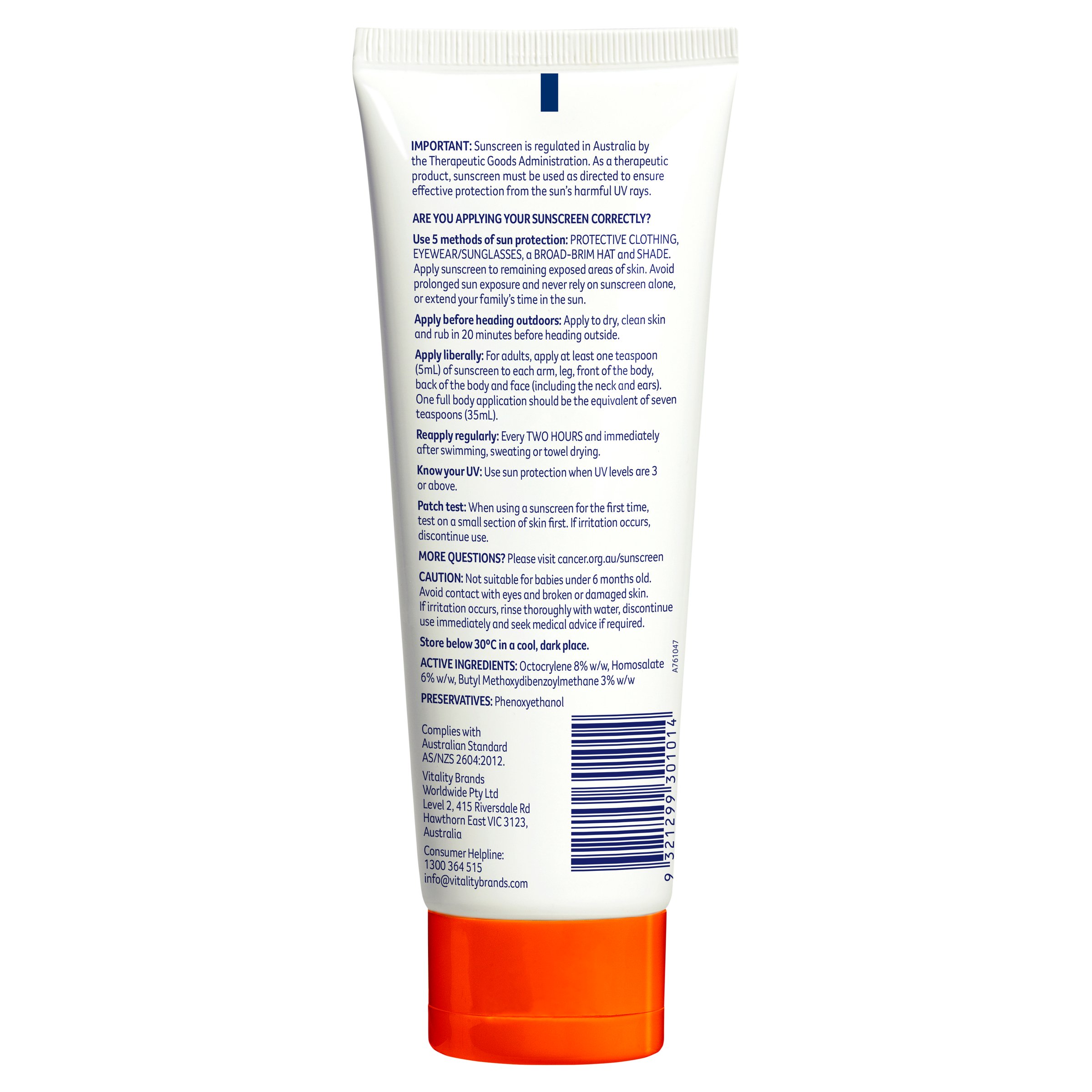 Cancer Council Everyday Value SPF50 - 250ml - Image 2