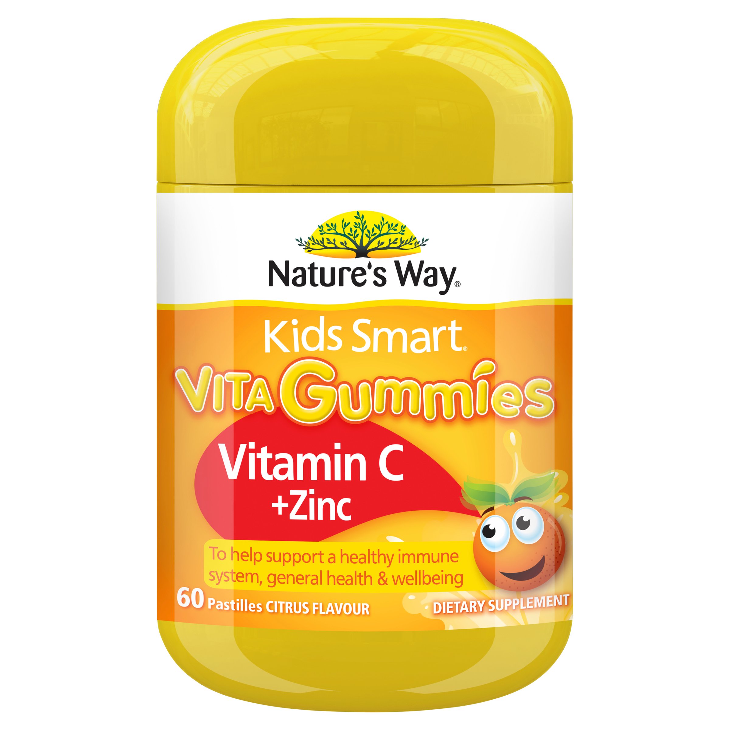 Nature's Way Kids Smart Vita Gummies Vitamin C + Zinc 60 pastilles - Image 1