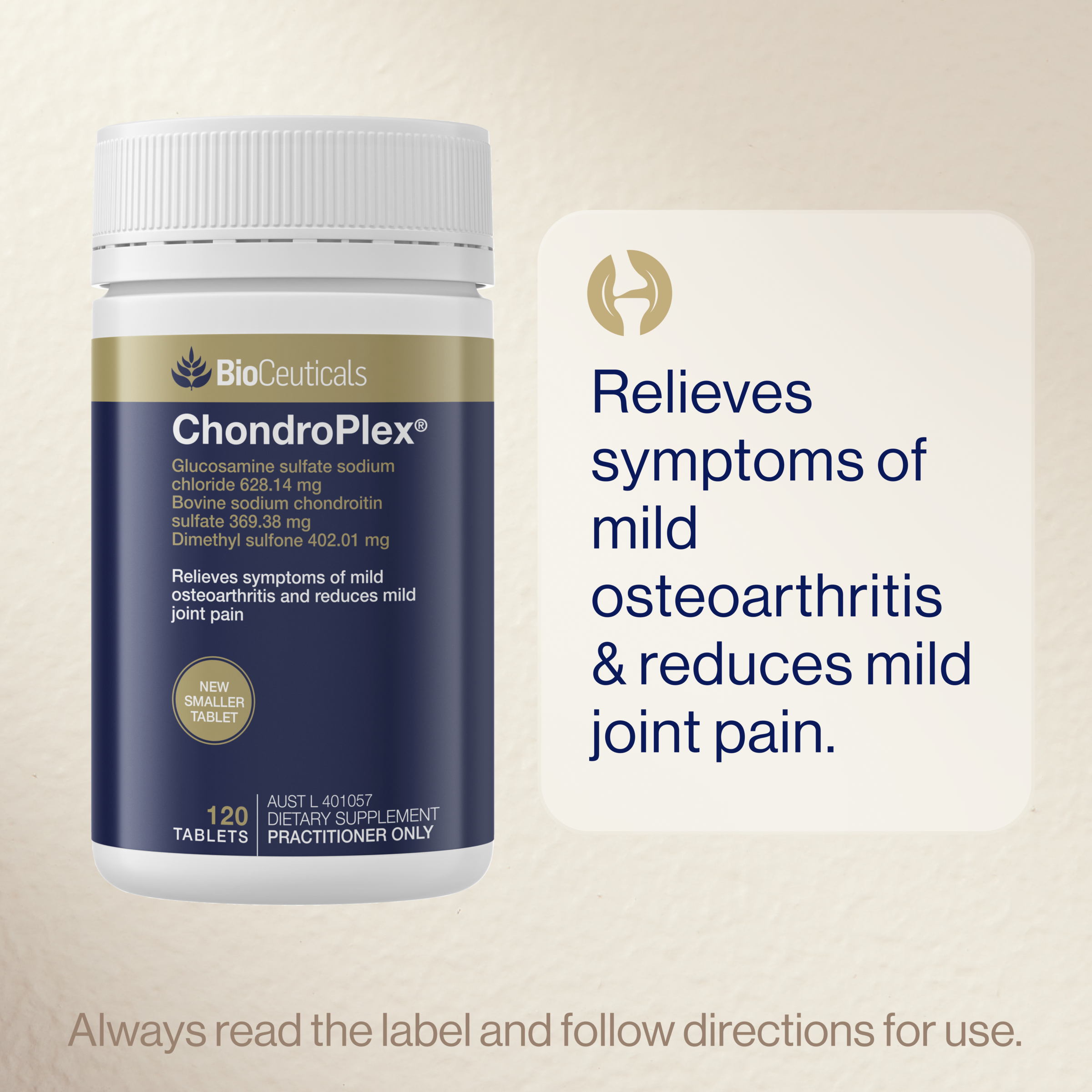 BioCeuticals ChondroPlex 120 tablets - Image 6