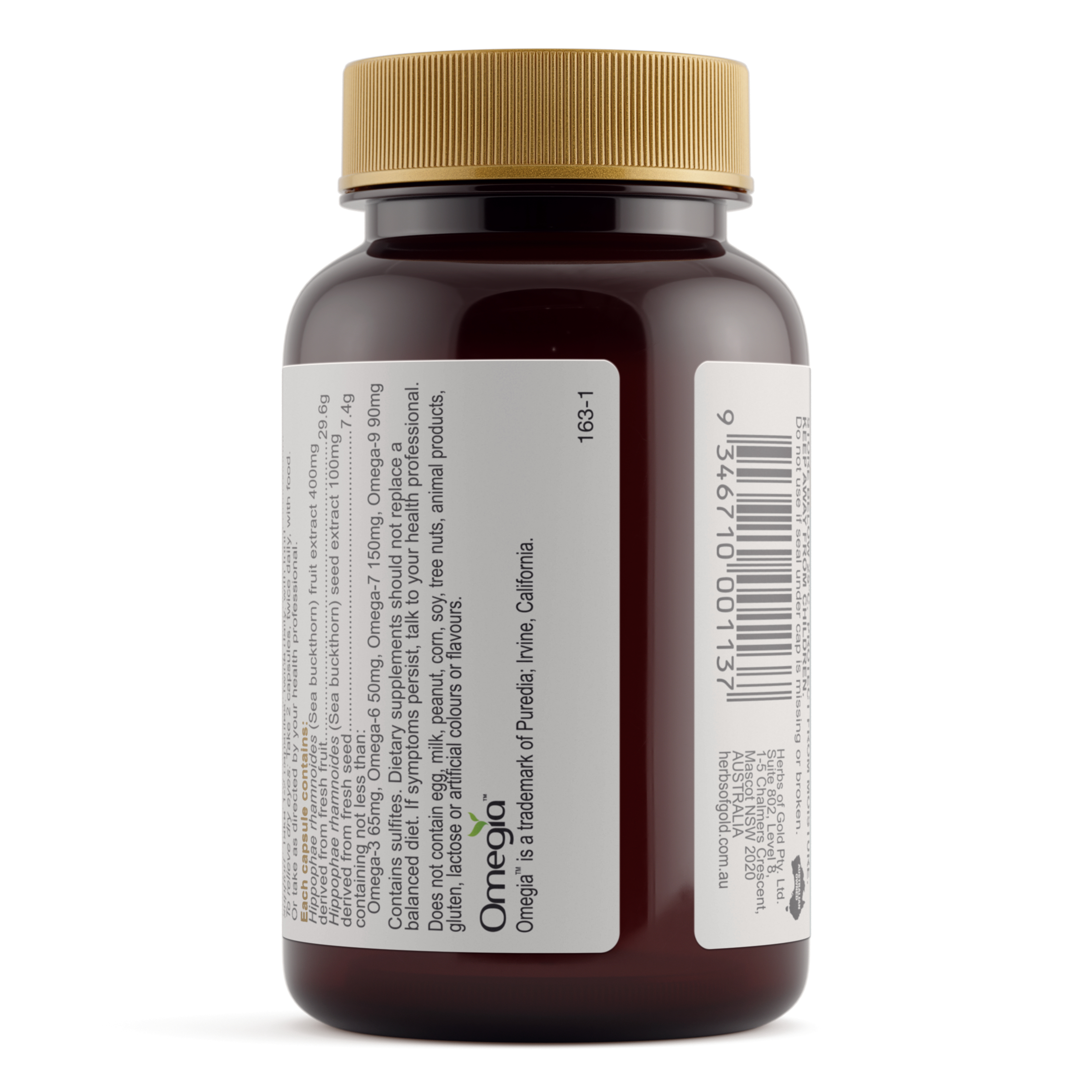 Herbs of Gold Sea Buckthorn Oil 60 capsules - Image 3
