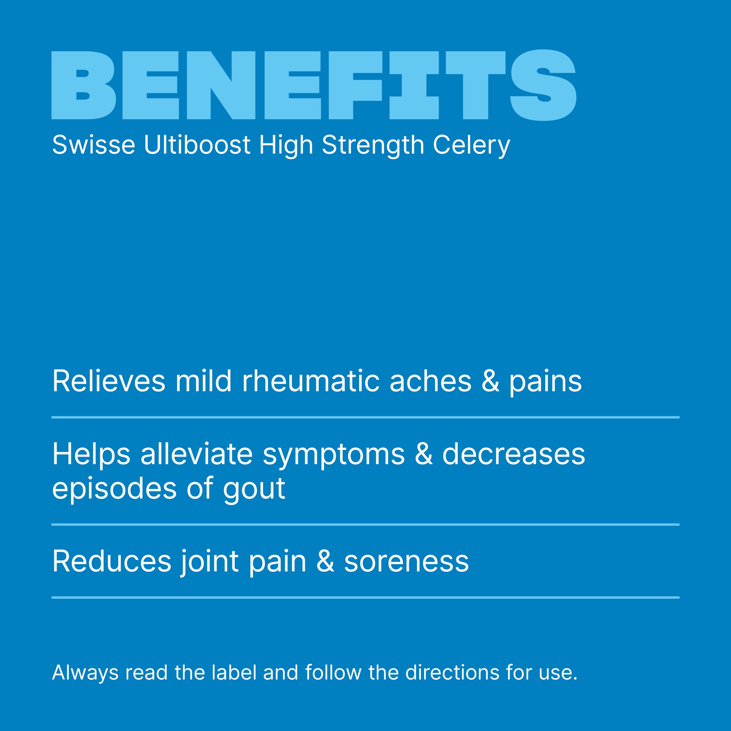 Swisse Ultiboost High Strength Celery 50 capsules - Image 4