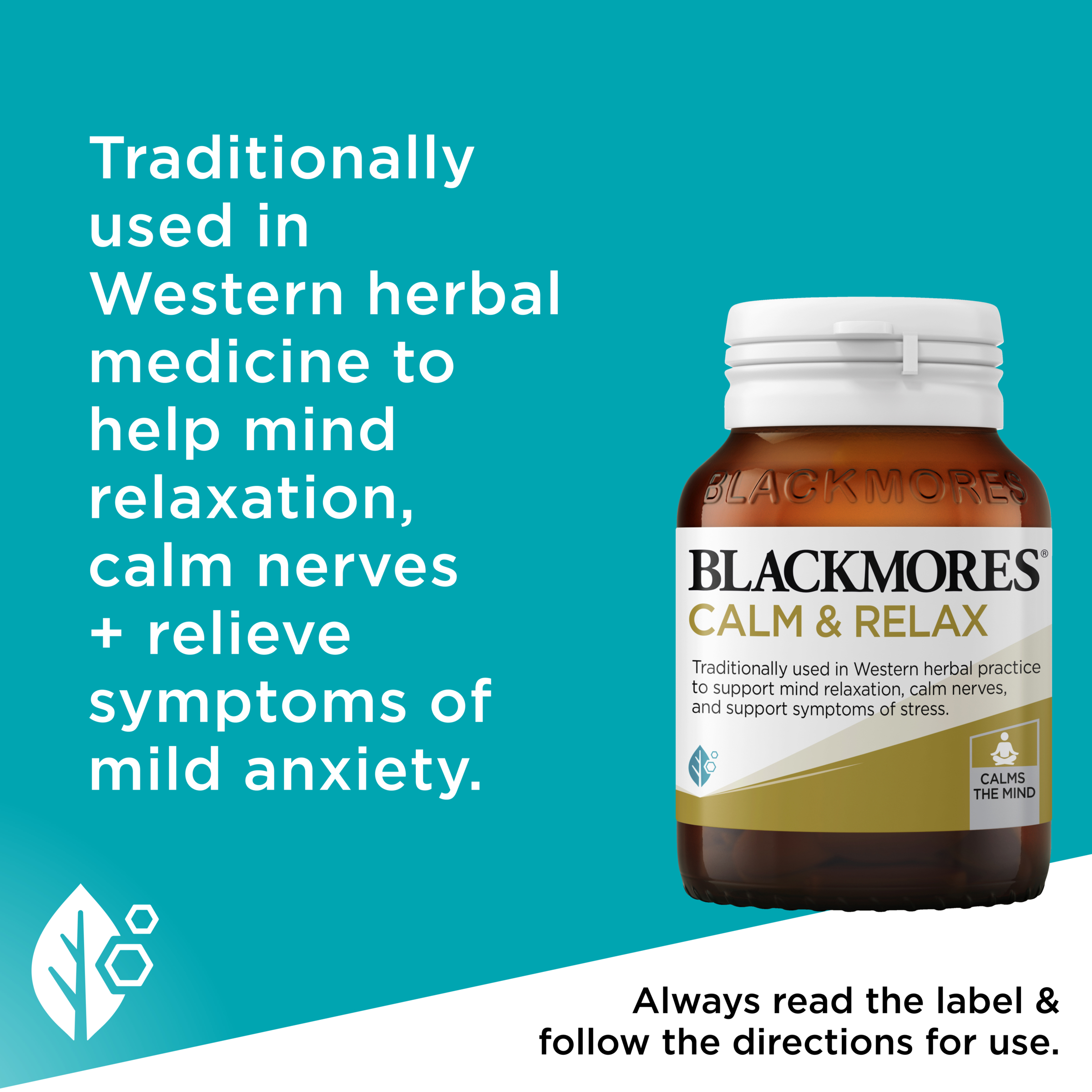 Blackmores Calm + Relax 60 tablets - Image 6