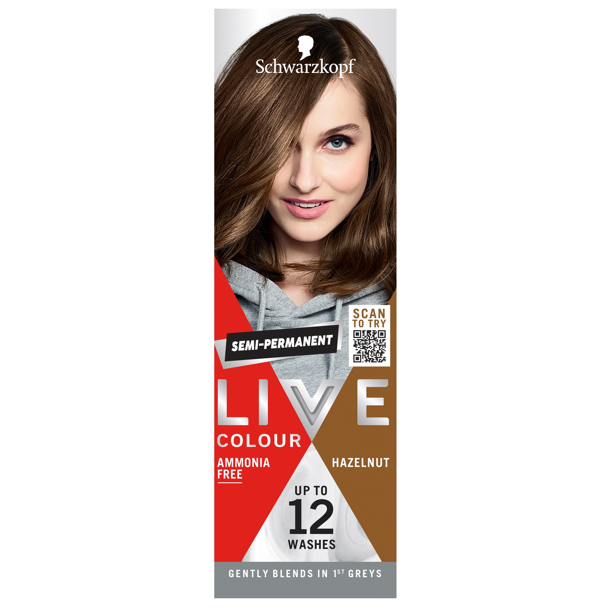 Schwarzkopf Live Colour Hazelnut 75ml - Image 1