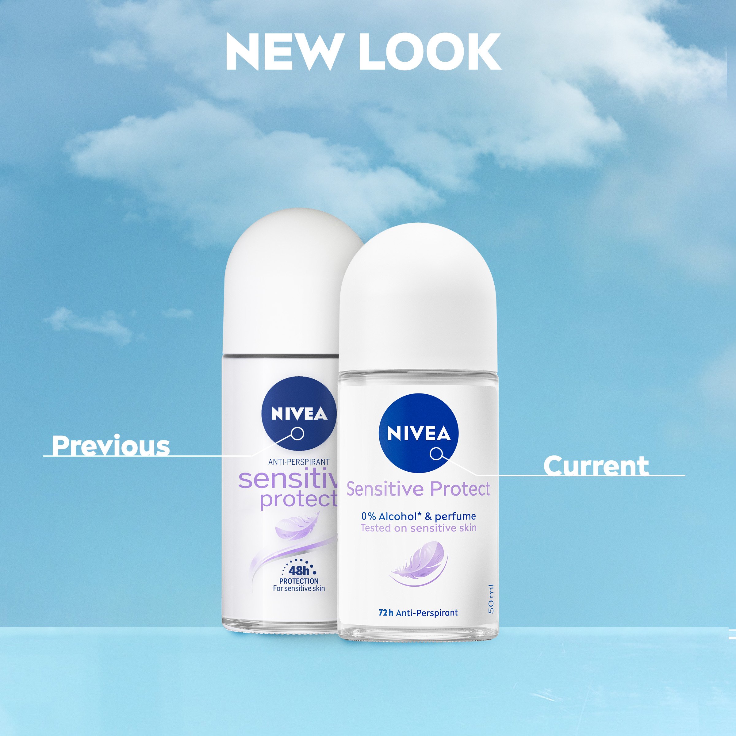 Nivea Anti-Perspirant Deodorant Sensitive Protect Roll On 50ml - Image 4