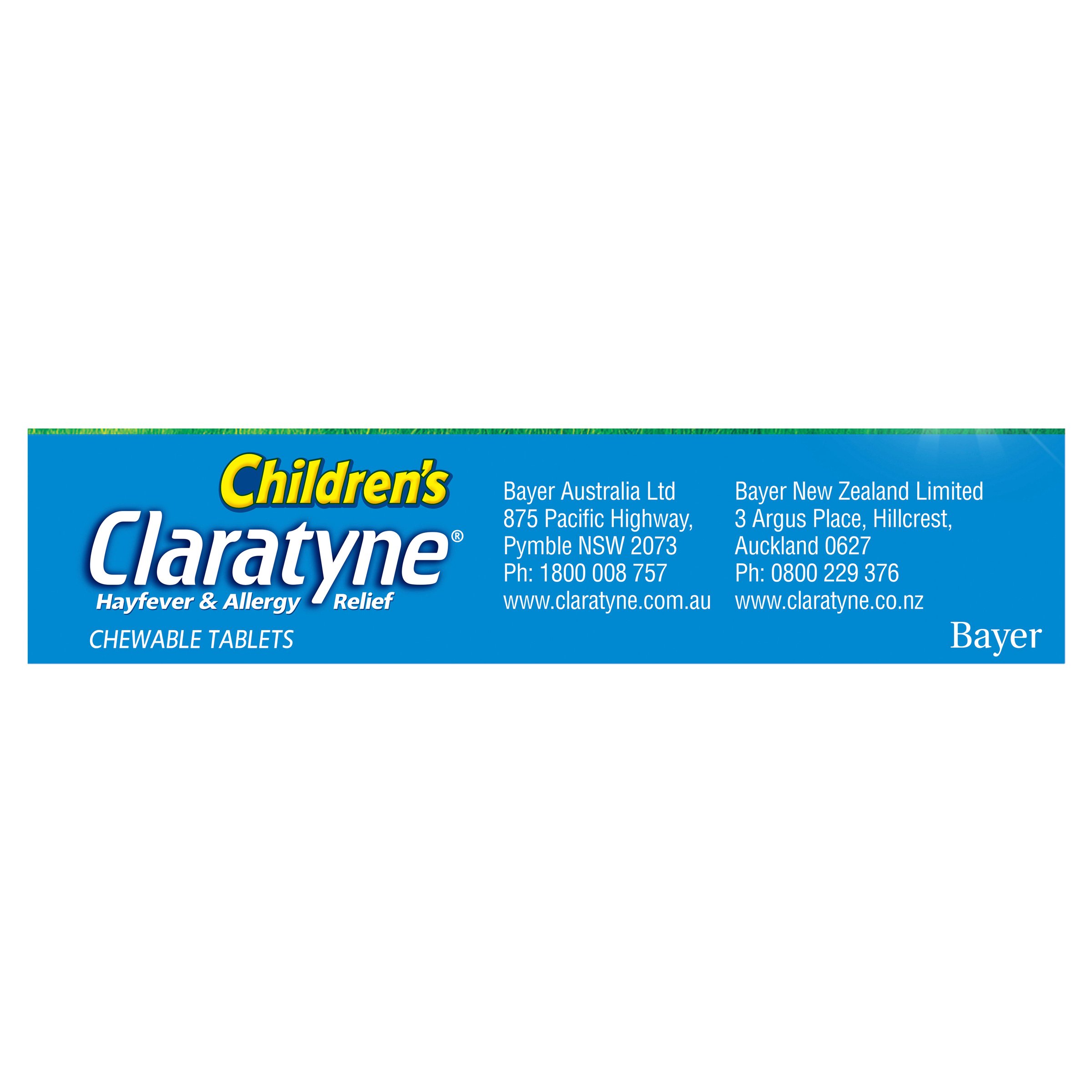 Claratyne Children's Hayfever & Allergy Relief Bubblegum 10 chewable tablets - Image 2