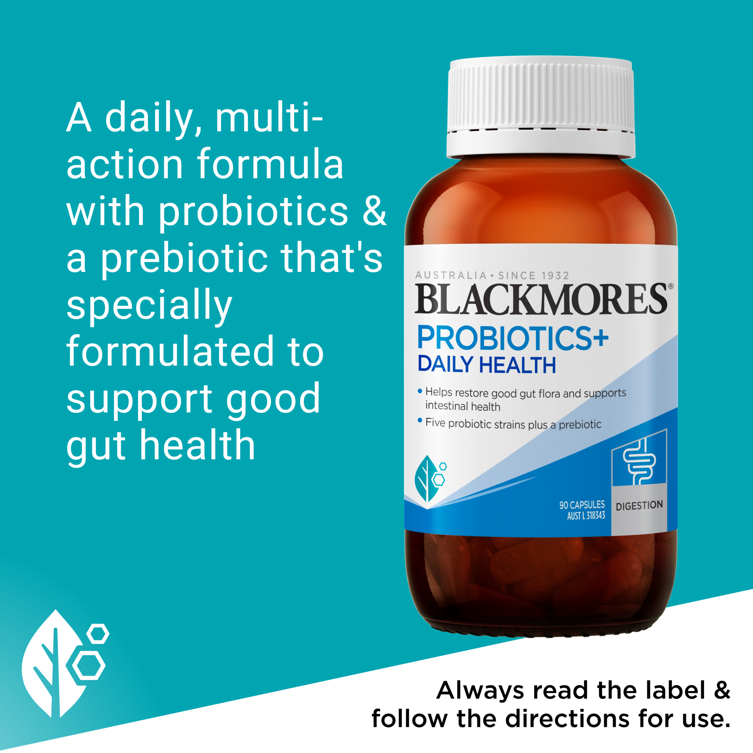 Blackmores Probiotics+ Daily Health 90 capsules - Image 6