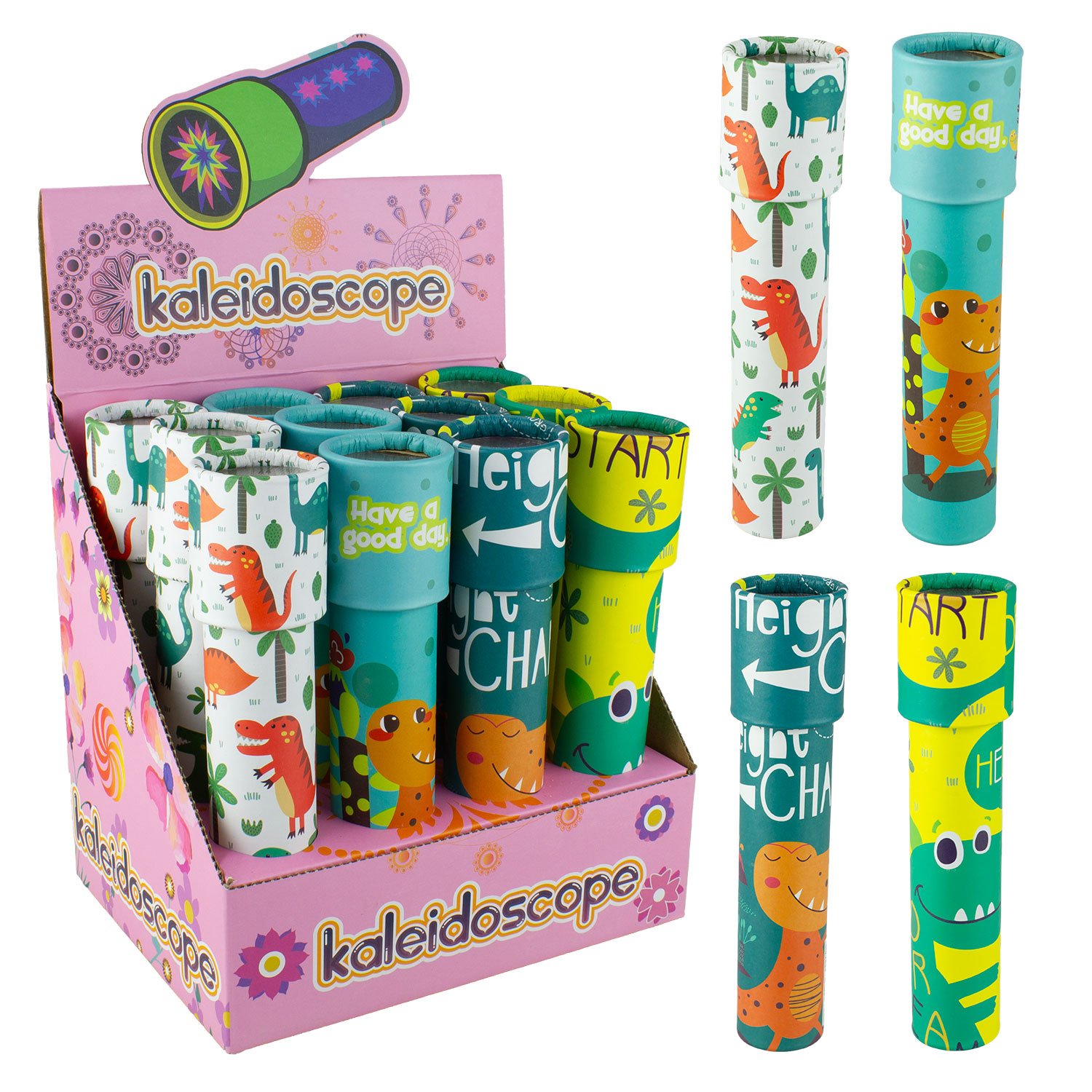 Lenan Kaleidoscope Dinosaur 1 each
