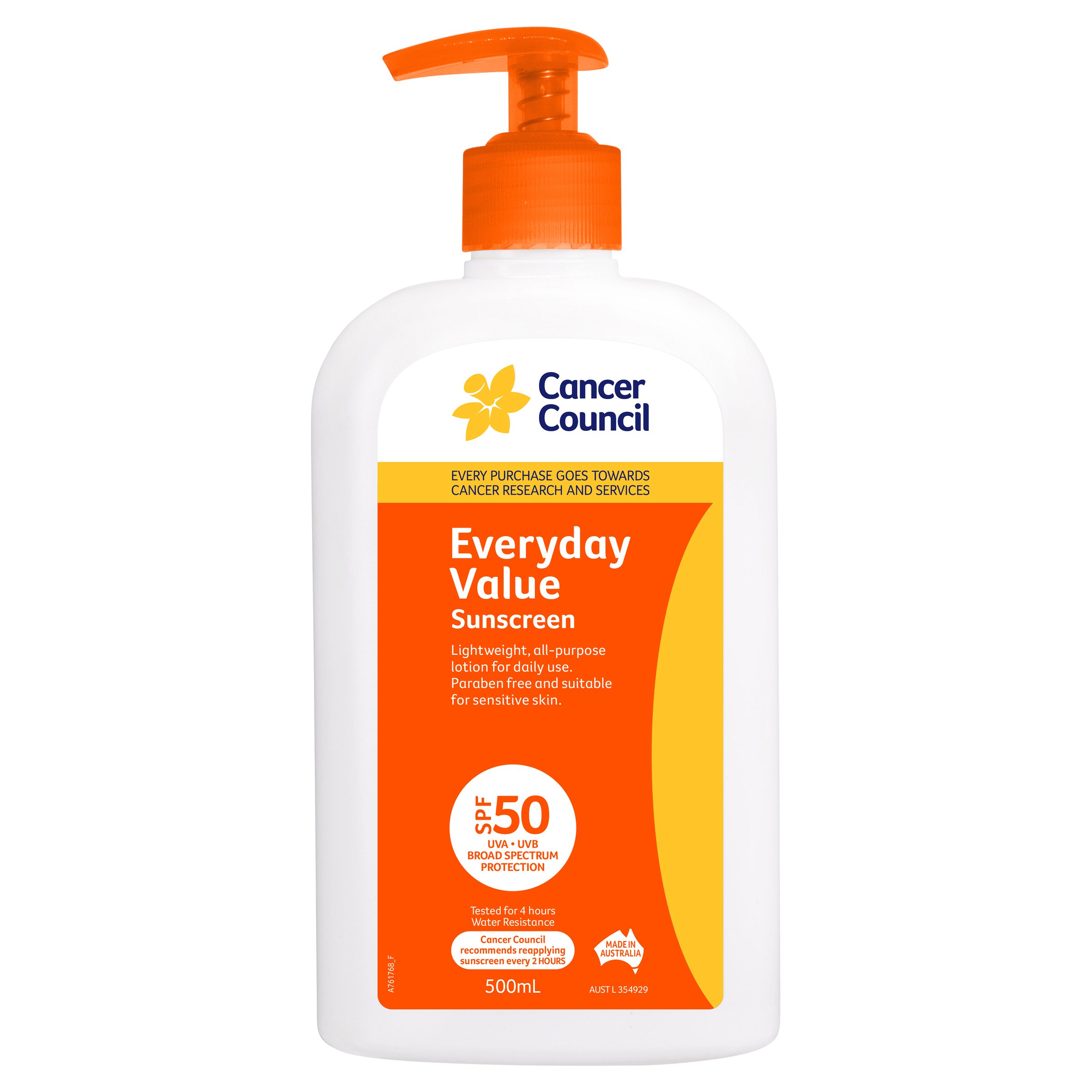 Cancer Council Everyday Value SPF50 - 500ml - Image 1