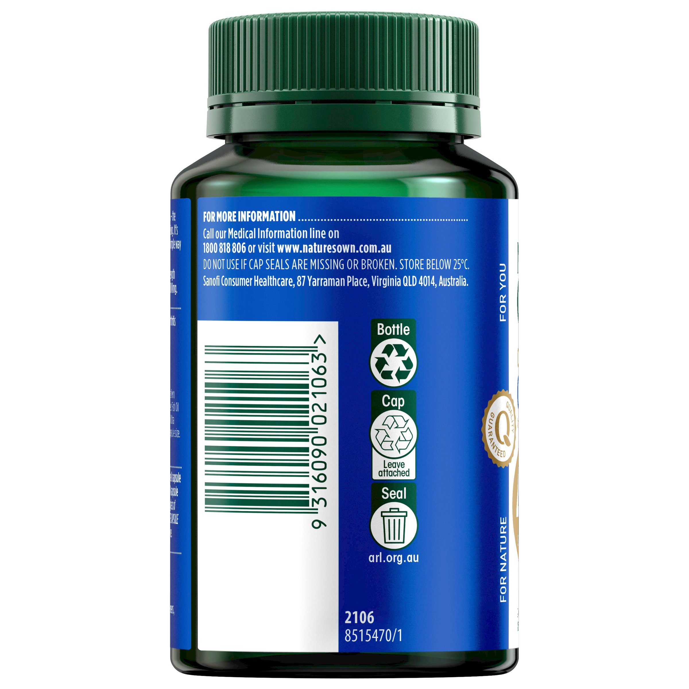 Nature's Own Ultra High/Max Strength Omega 40 soft gel capsules - Image 3