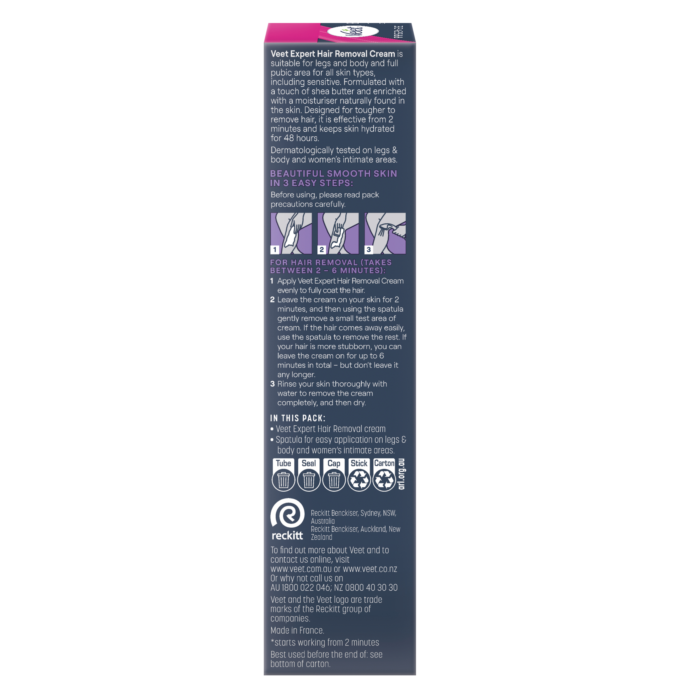 Veet Expert Hair Removal Cream 100ml - Image 2