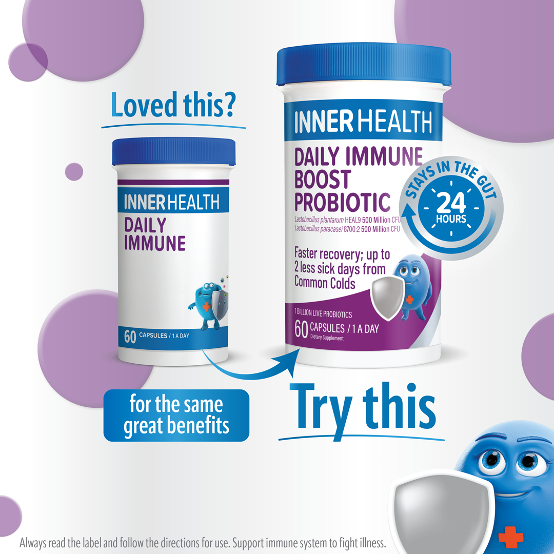 Inner Health Immune Booster Probiotic 60 capsules - Image 4