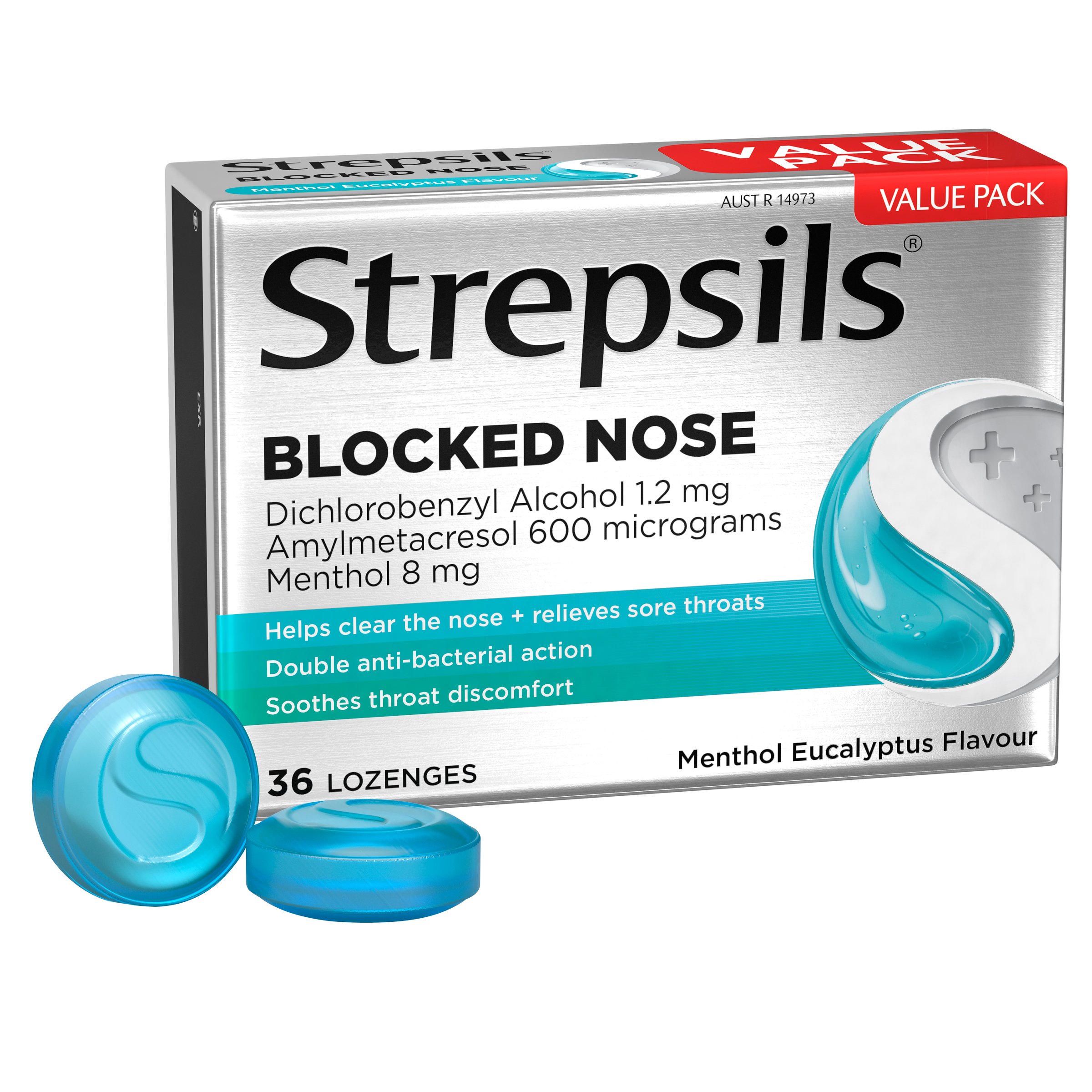 Strepsils Plus Blocked Nose 36 lozenges - Image 6