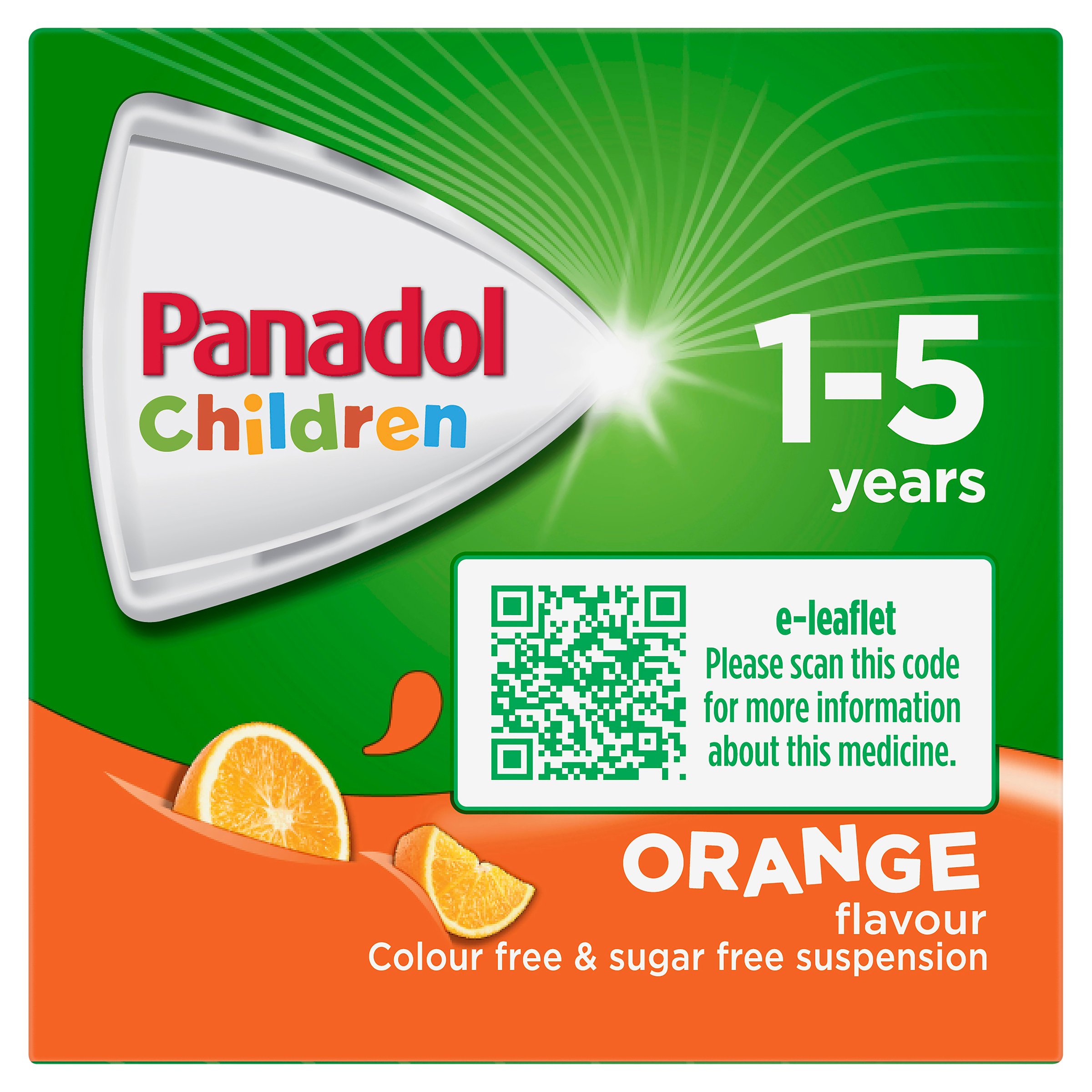 Panadol Children 1-5 Years Colourfree Suspension Orange Flavour 100ml - Image 5