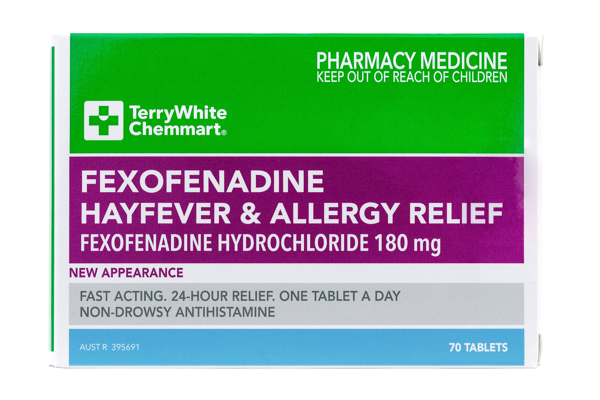 TerryWhite Chemmart Fexofenadine 180mg - 70 tablets - Image 2