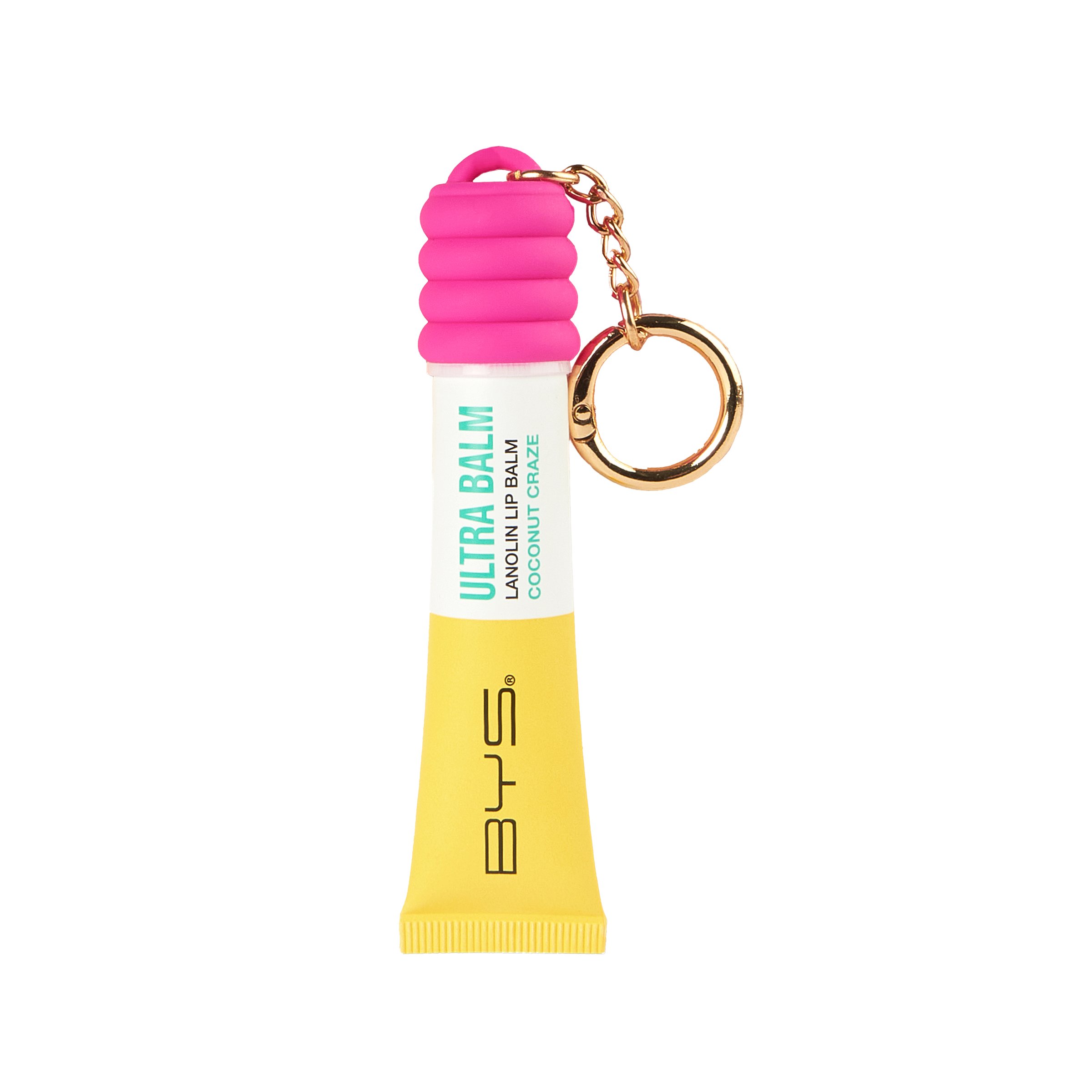BYS Lip Balm Ultra With Lanolin & Wearable Keyring Coconut Craze 13ml - Image 2