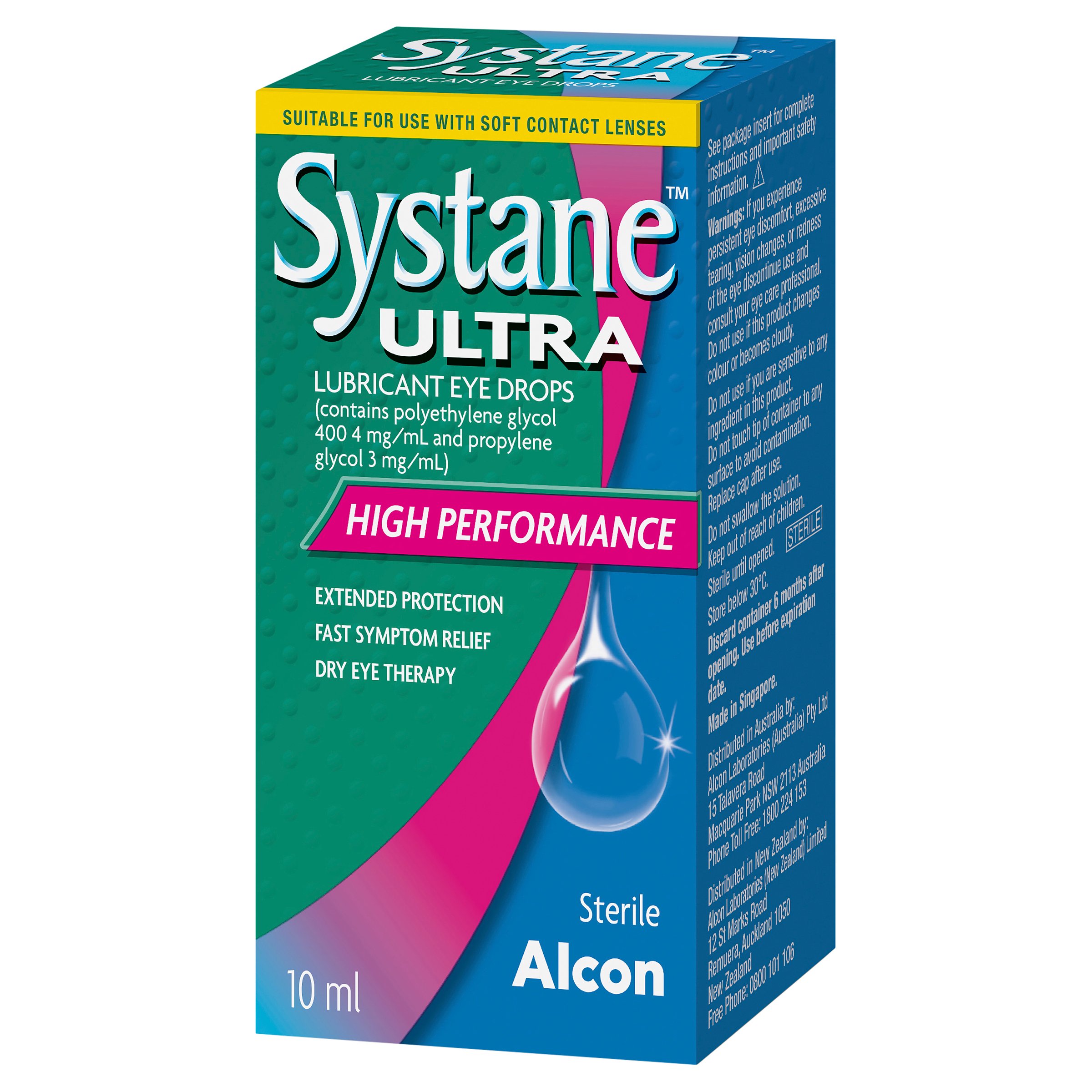 Systane Ultra Lubricant Eye Drops 10ml - Image 6