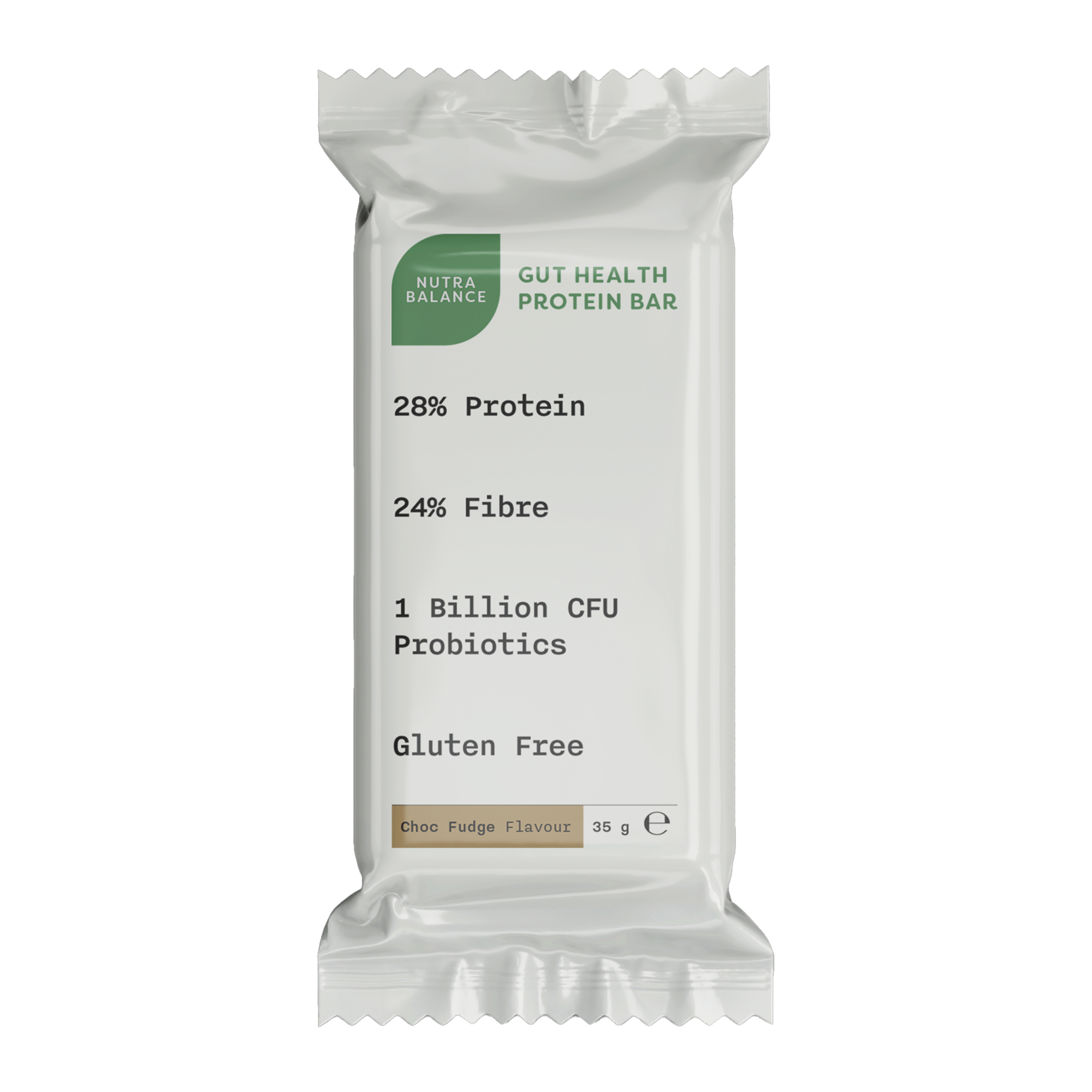 Nutrabalance Gut Health Protein Bar Choc Fudge Flavour 35g - Image 1