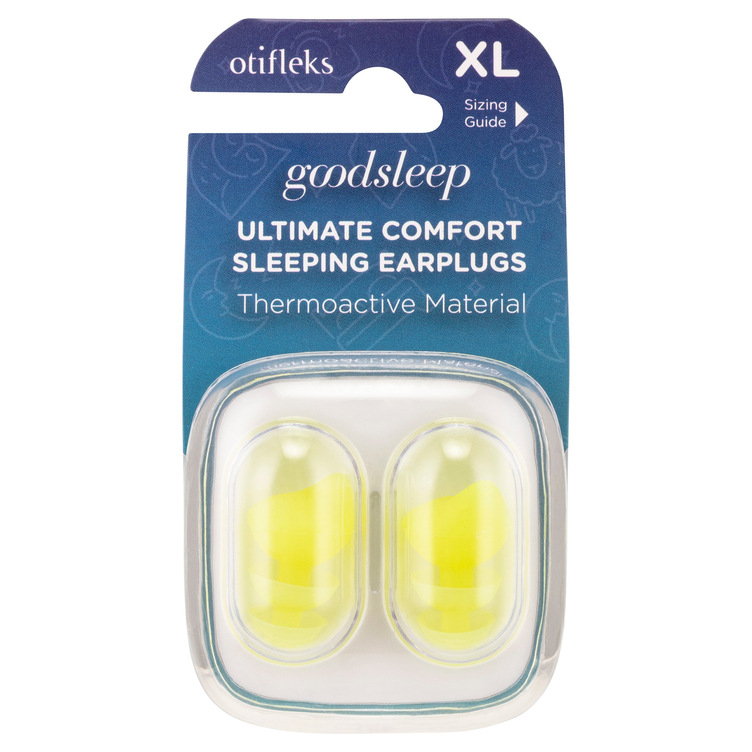 Otifleks Invisible Good Sleep Earplugs Extra Large 1 pair - Image 3