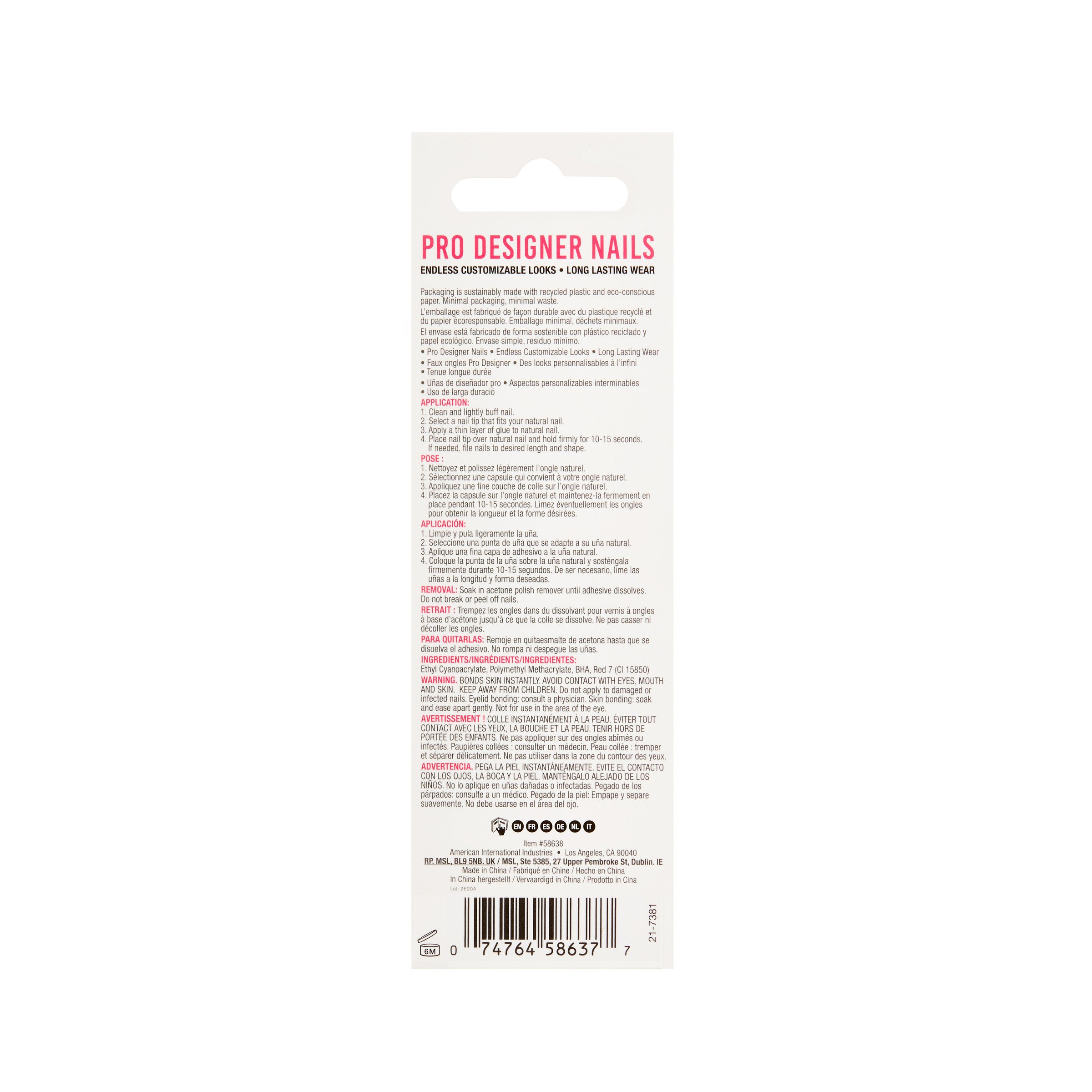 Ardell Nail Addict Eco Mani French Ombre 1 pack - Image 2