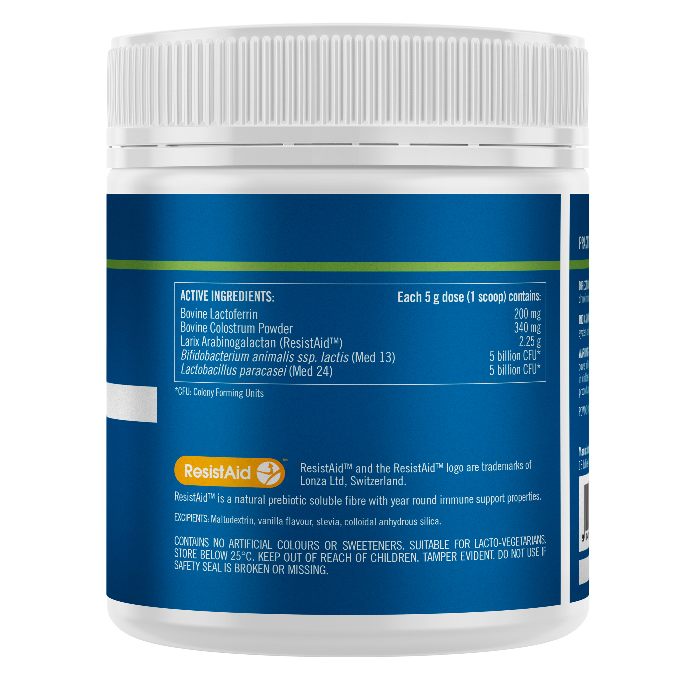 Bioglan Medlab Immune-5 Vanilla Powder 150g - Image 3