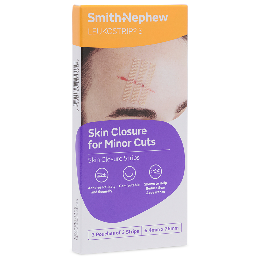 Leukostrip Wound Closure Strips 6.4mm X 76mm - 3 pack - Image 5