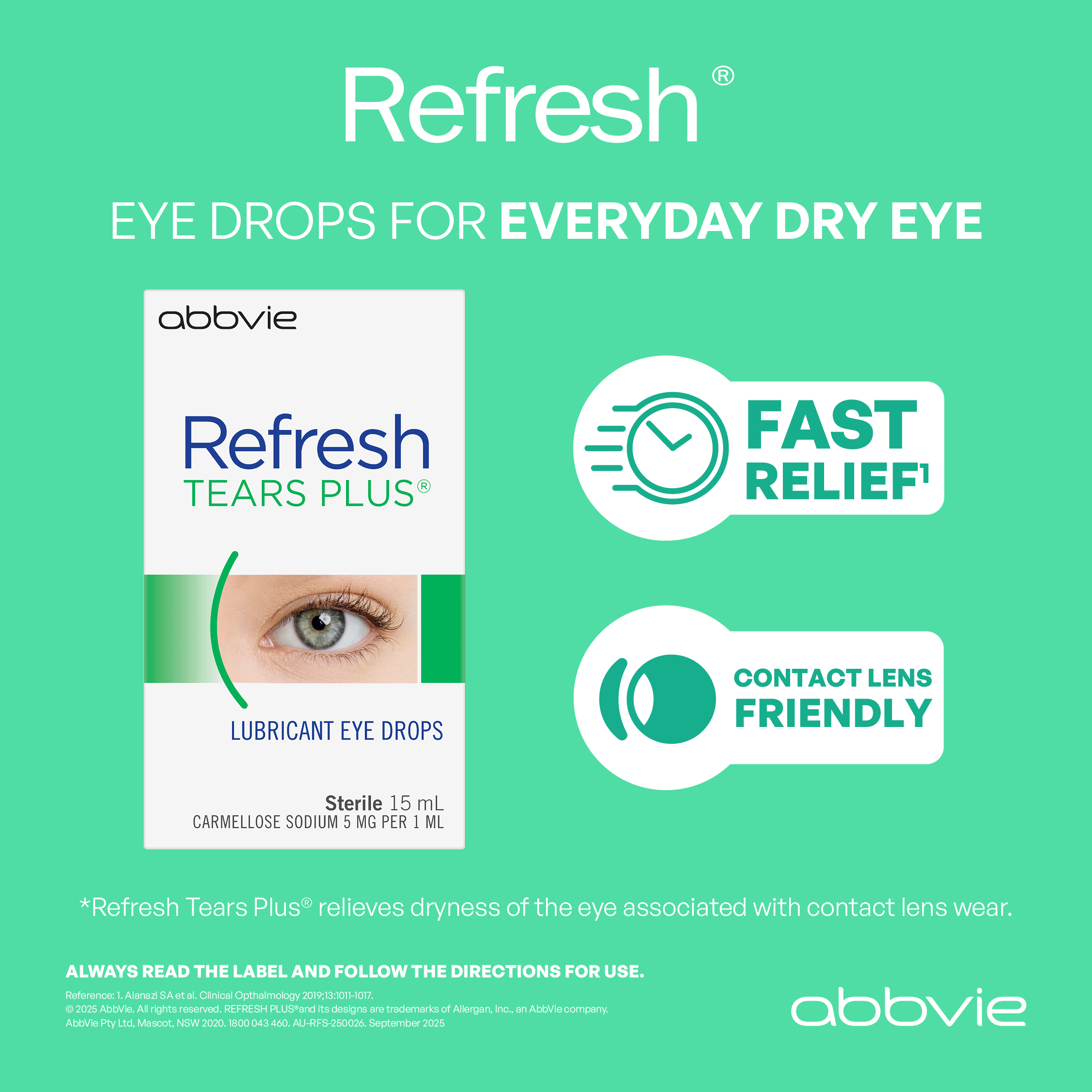 Refresh Tears Plus Eye Drops For Dry Irritated Eyes 5mg/ml - 15ml - Image 7