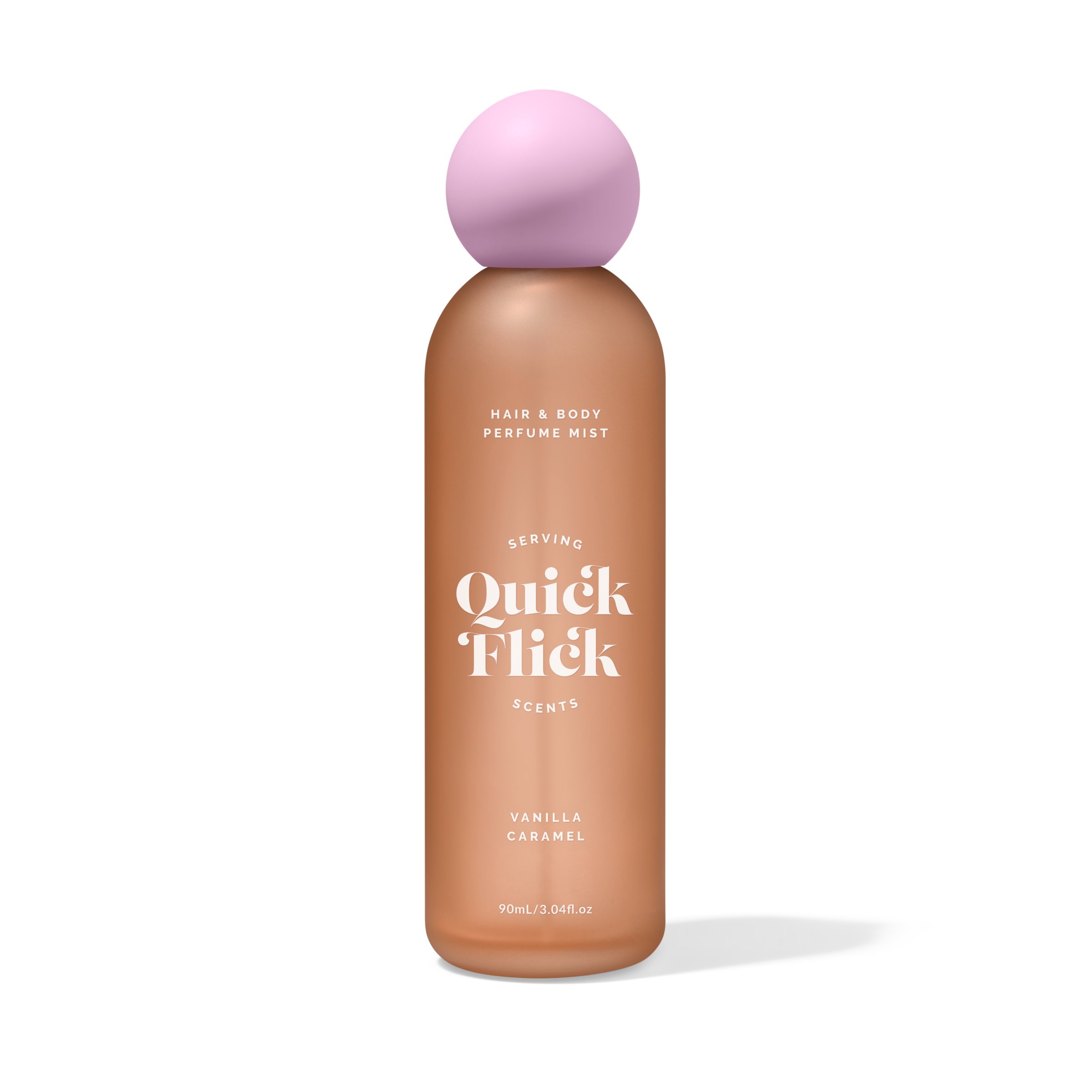 The Quick Flick Serving Scents Hair And Body Mist Vanilla Caramel 90ml